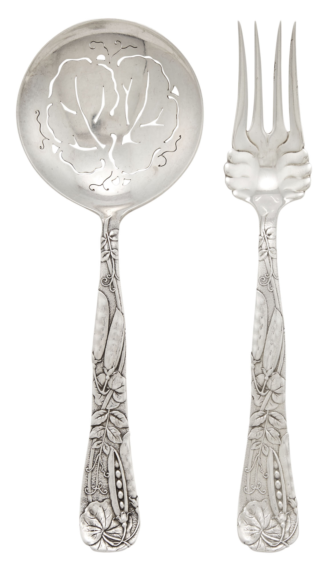 Lot image - A Tiffany & Co. Sterling Silver Vine Peapod
