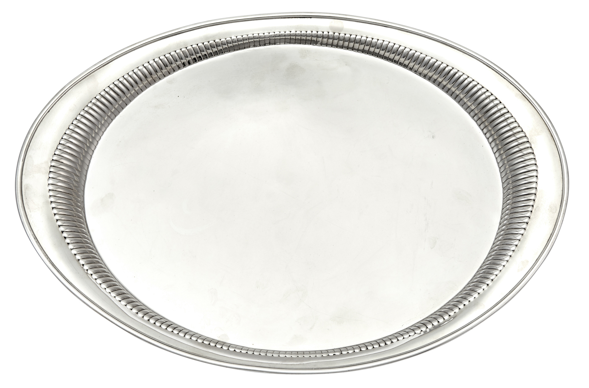 Lot image - Udall & Ballou Sterling Silver Drinks Tray