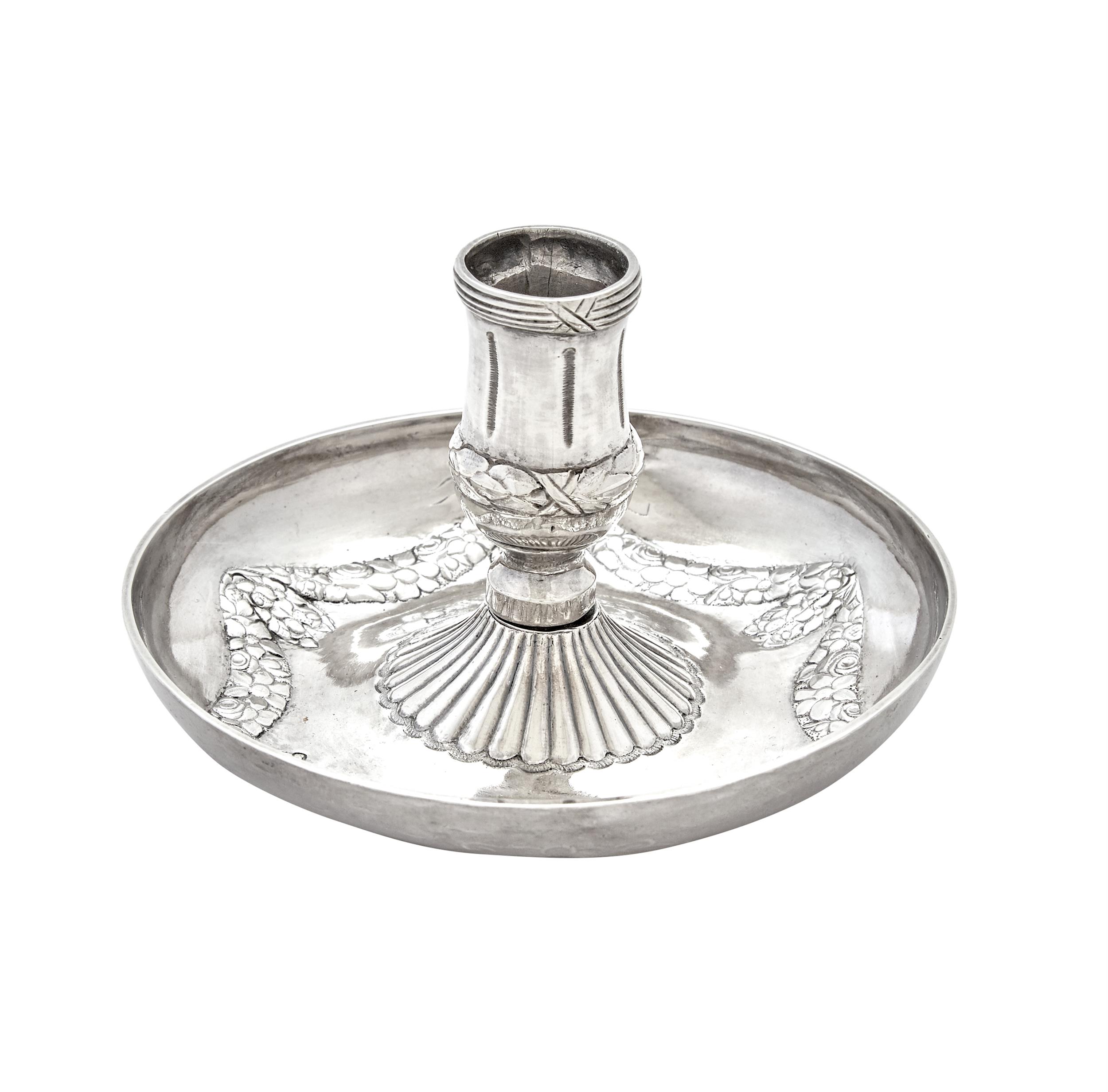 Lot image - Continental Silver Chamberstick
