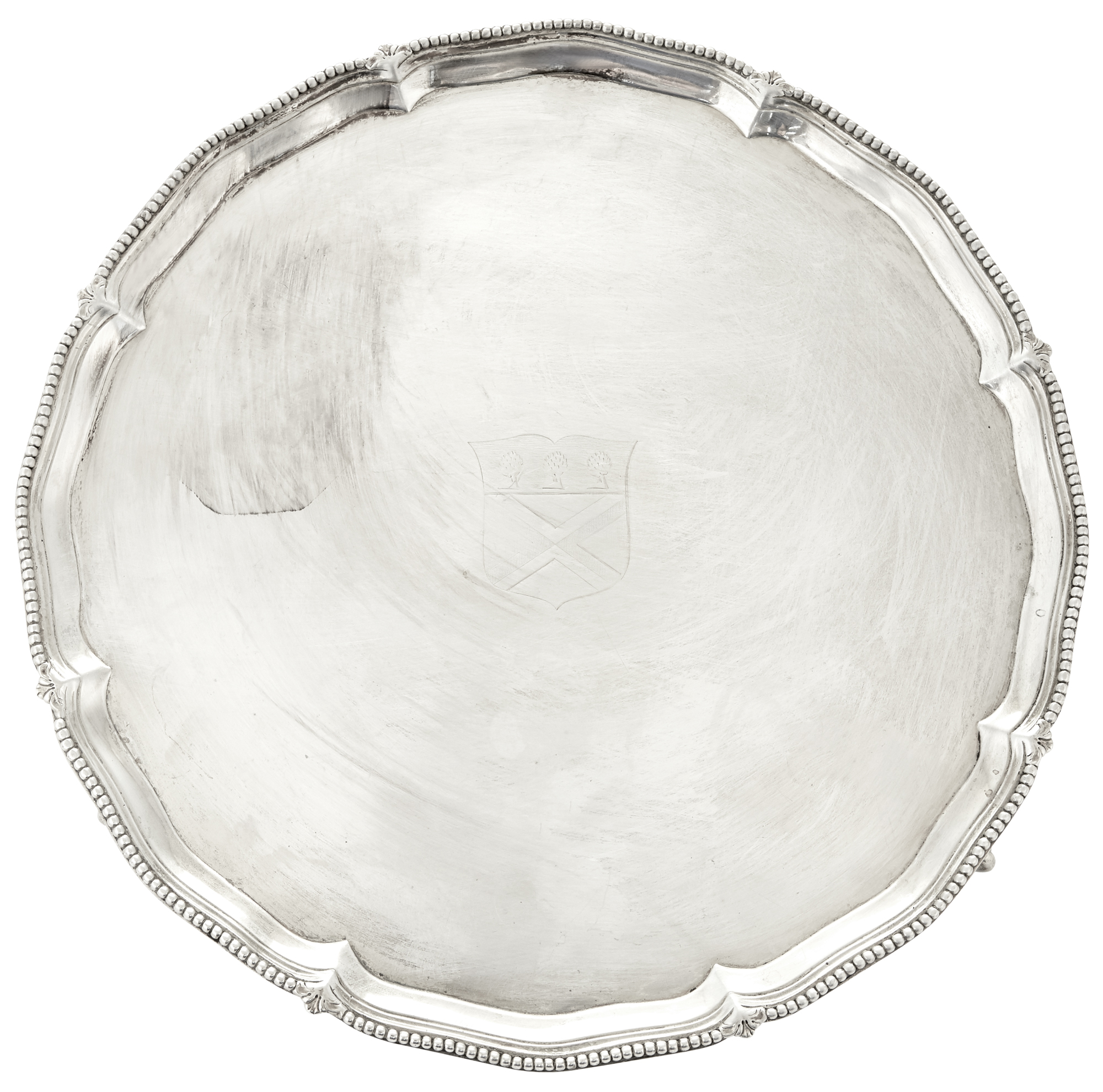 Lot image - George III Sterling Silver Salver