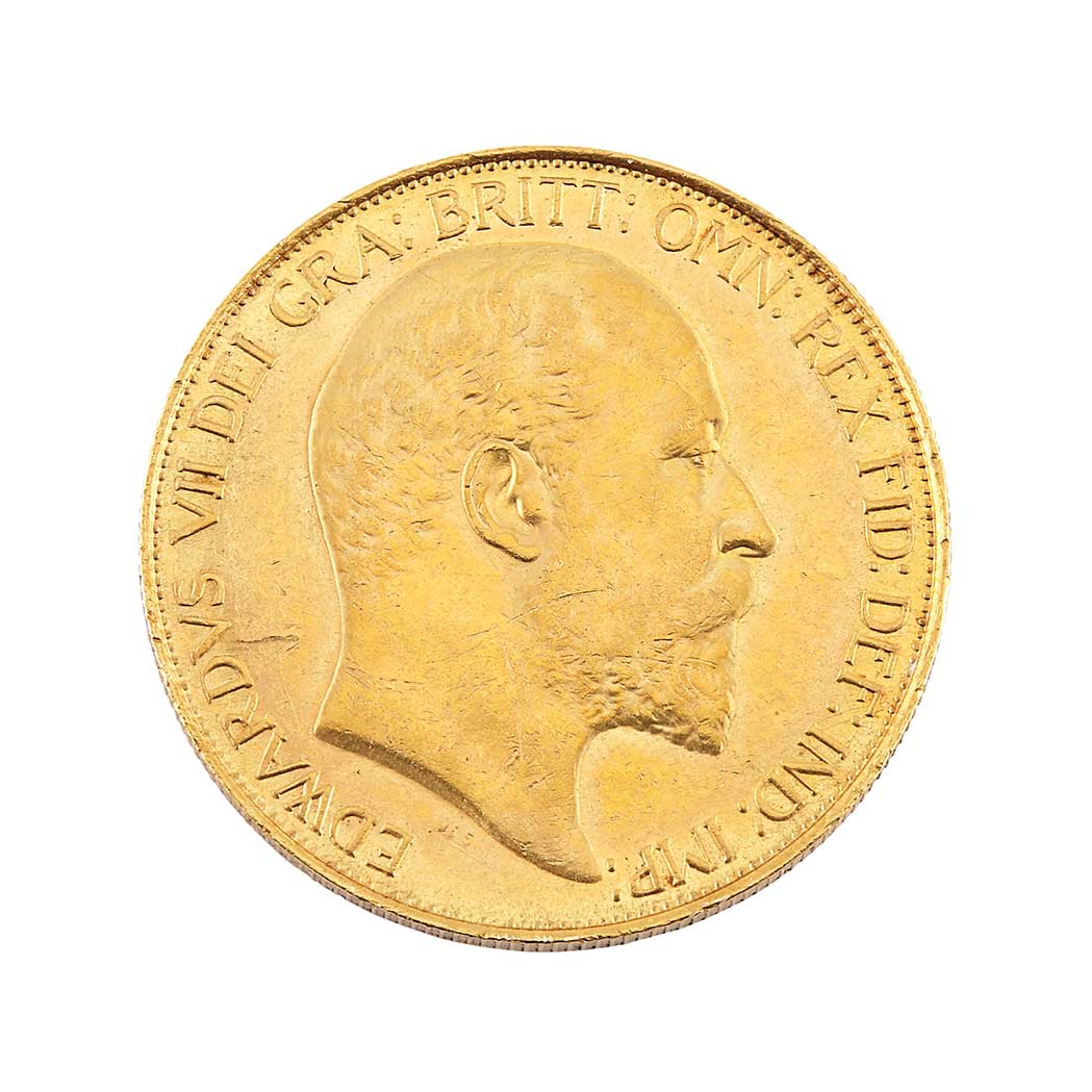 Lot image - Great Britain 1902 Edward VII Five Pound Seaby 3965