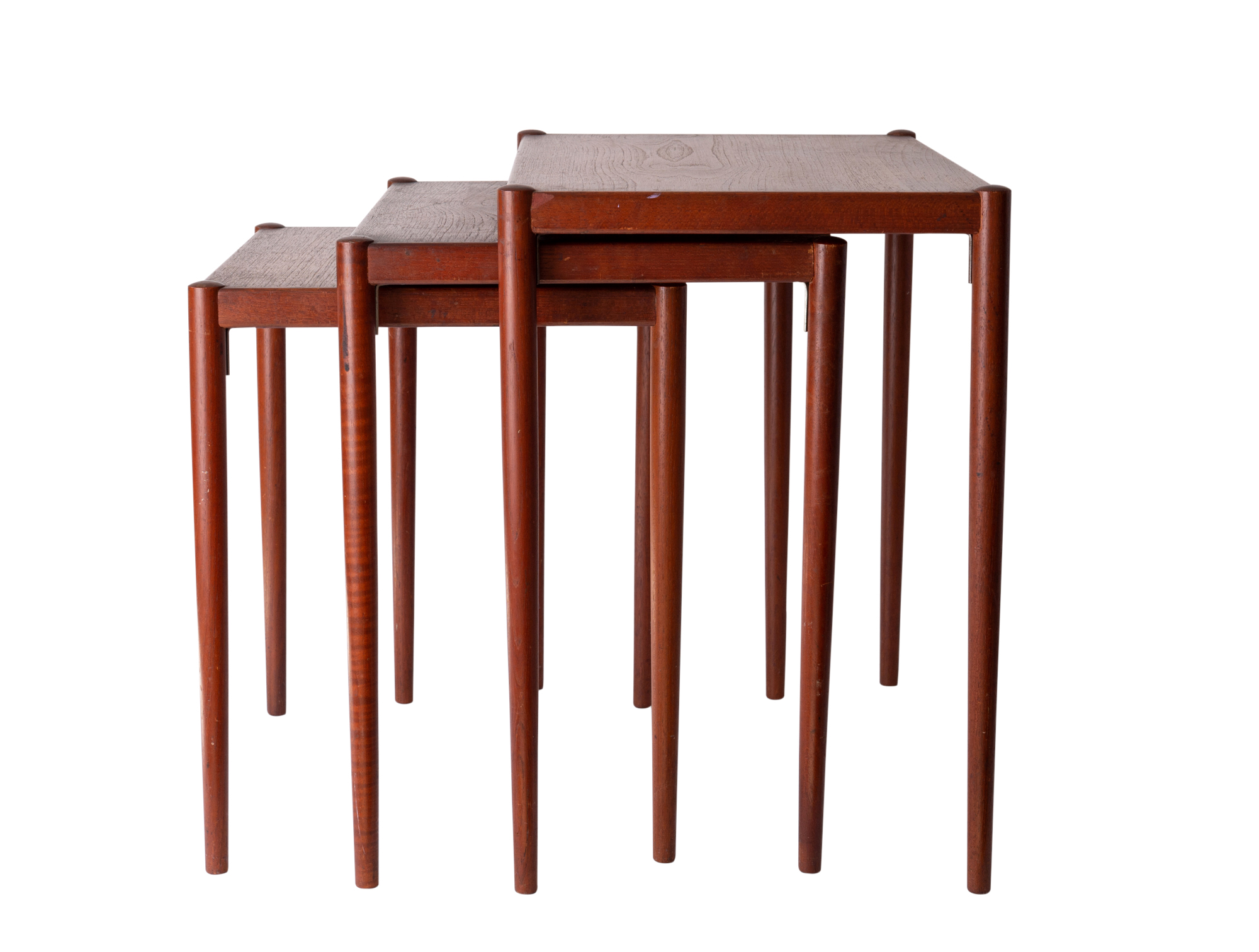 Lot image - Set of Three Poul Jensen Teak Nesting Tables