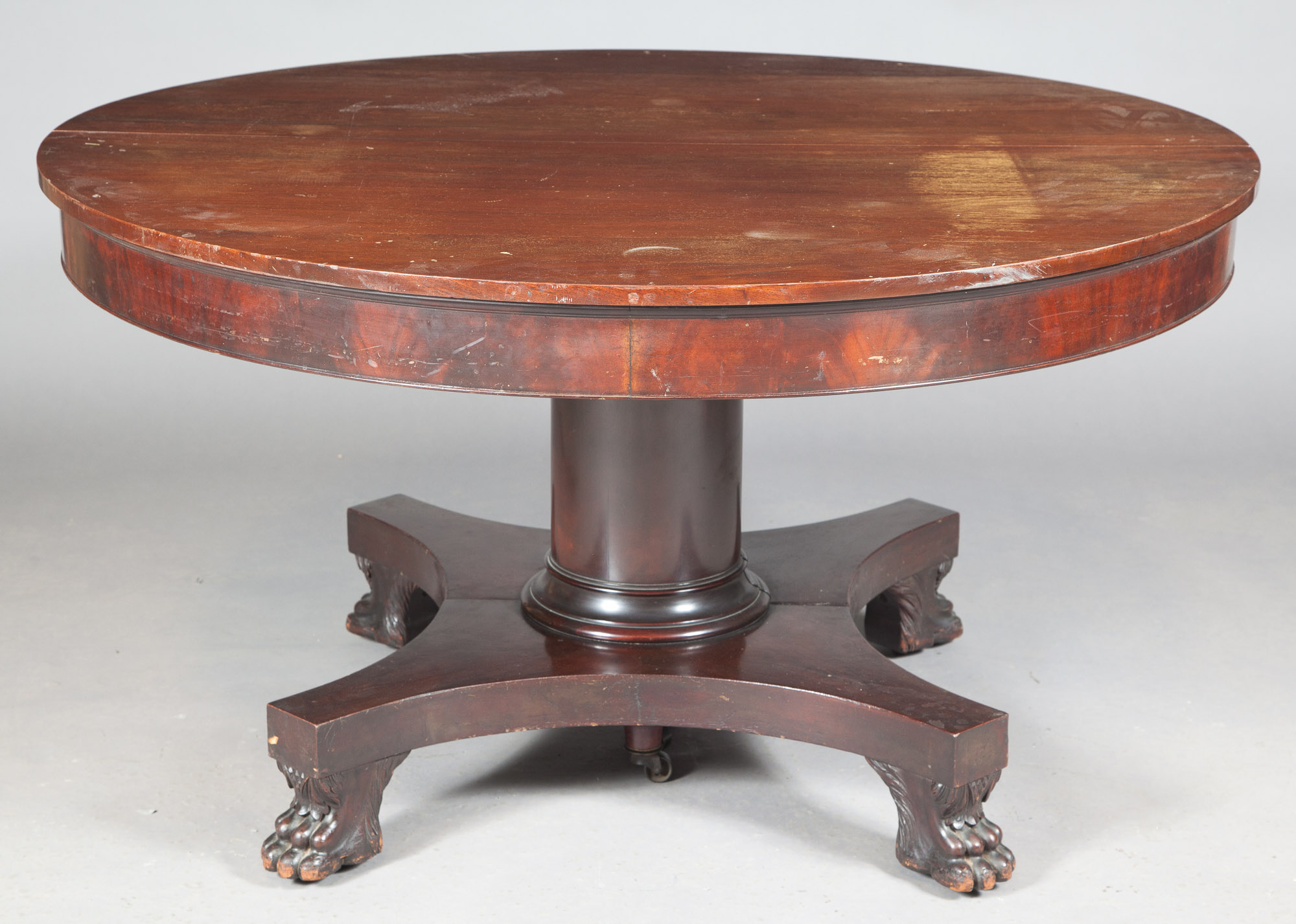Lot image - Classical Mahogany Extension Dining Table