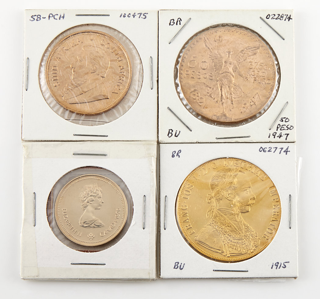 Lot image - Group of Four Gold Coins