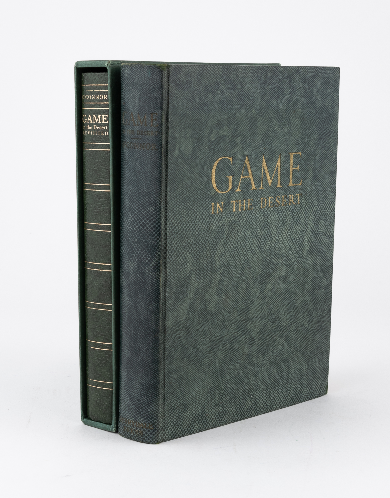 Lot image - [DERRYDALE PRESS]  OCONNOR, JACK. Game in the Desert.