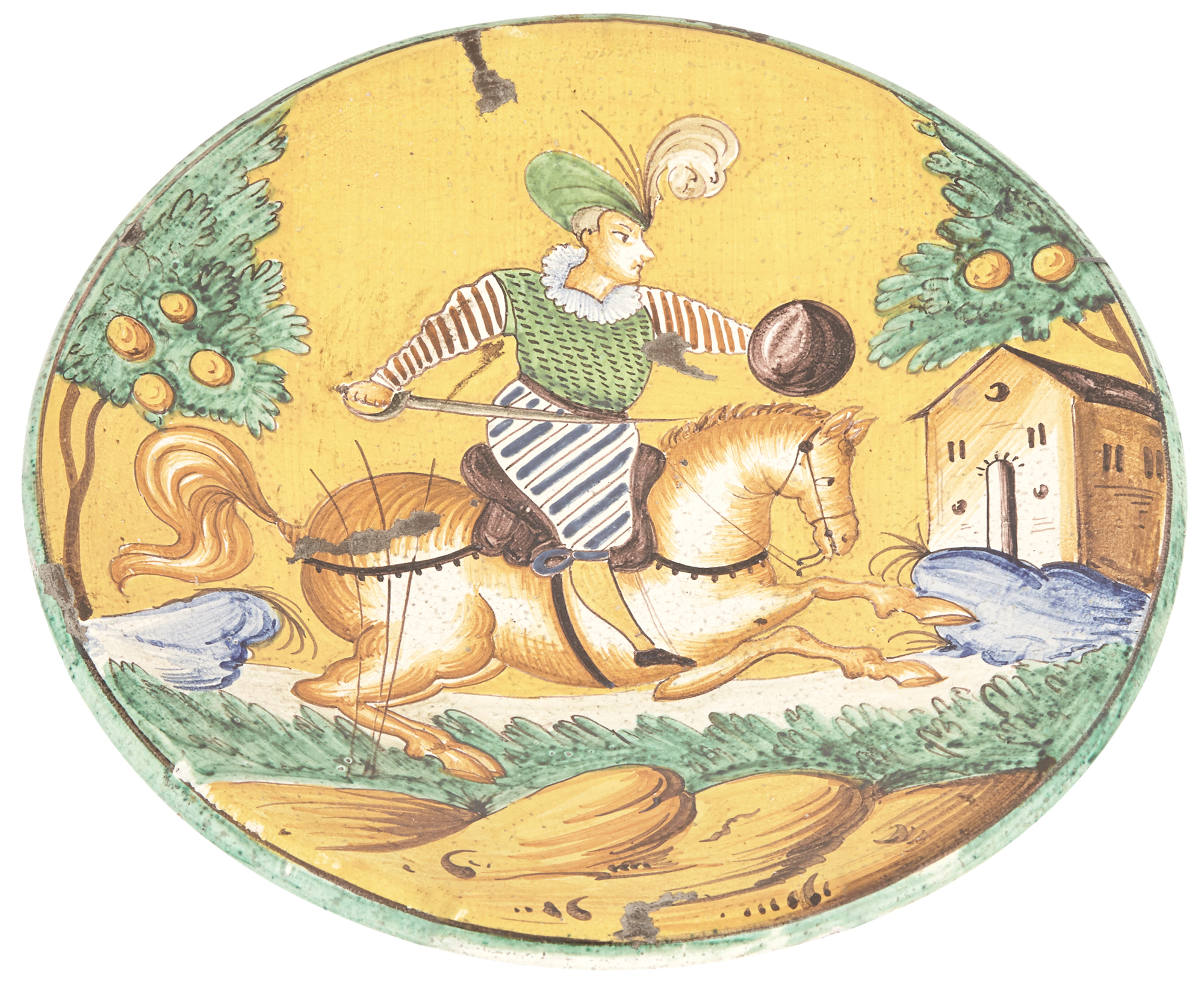 Lot image - Montelupo Maiolica Charger