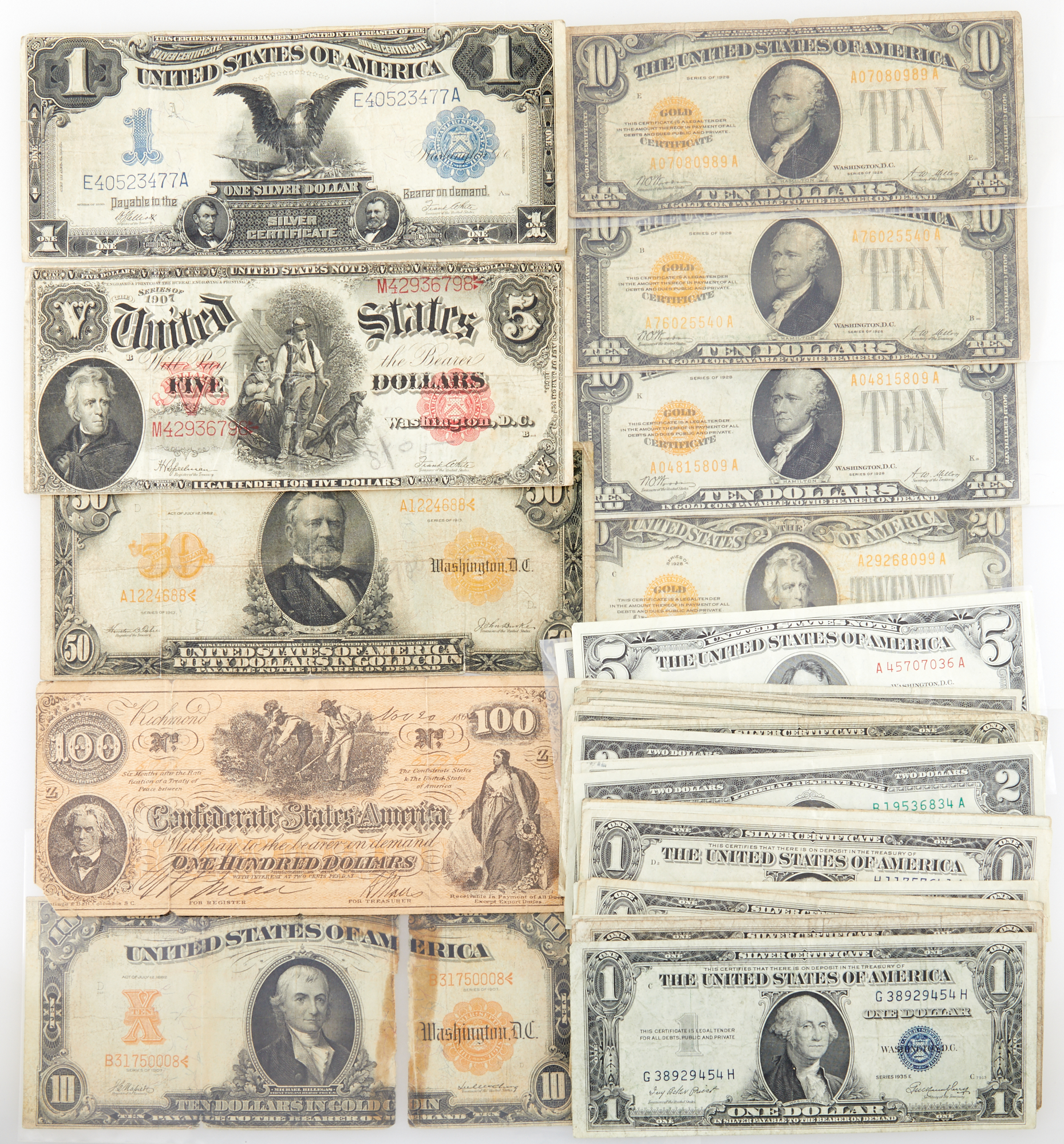 Lot image - Group of United States Bank Notes