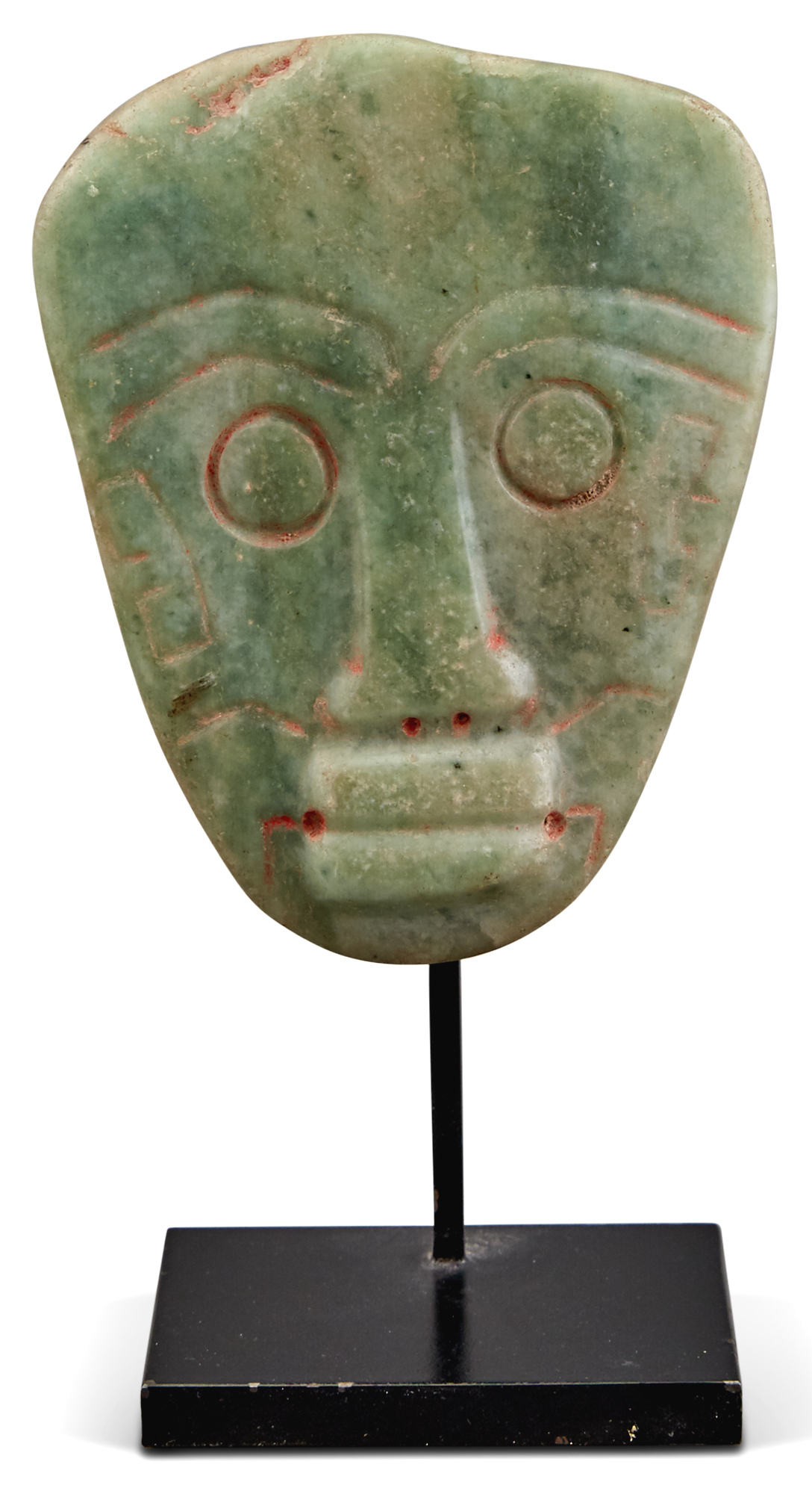 Lot image - Pre-Columbian Mixtec/Huastec Jade Masket
