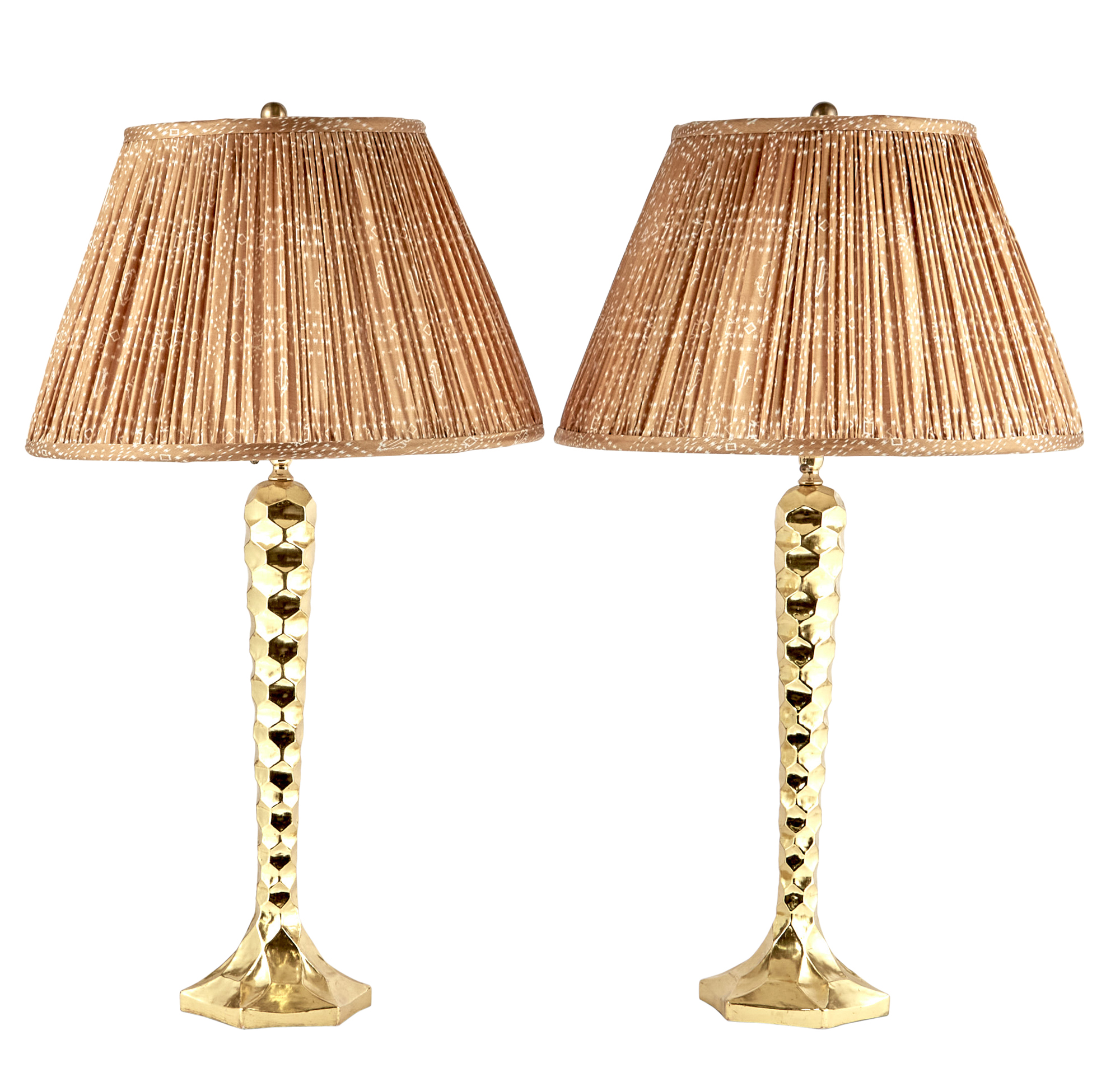 Lot image - Pair of Giltwood Table Lamps