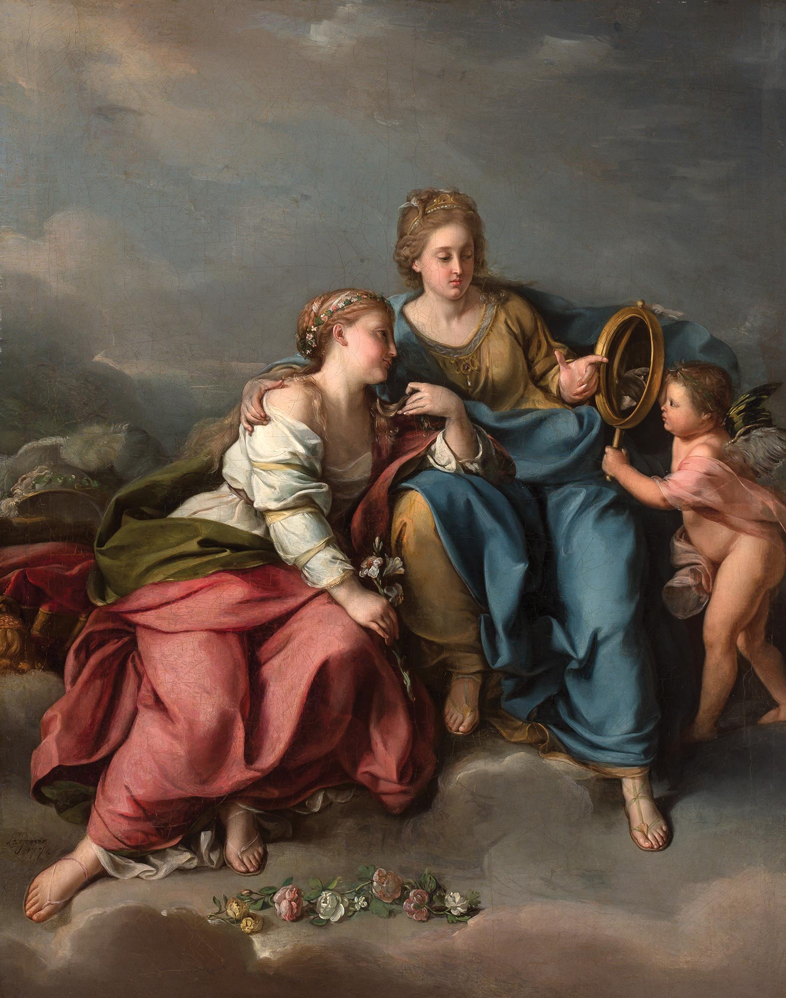 Lot image - Louis-Jean-Francois Lagrenee