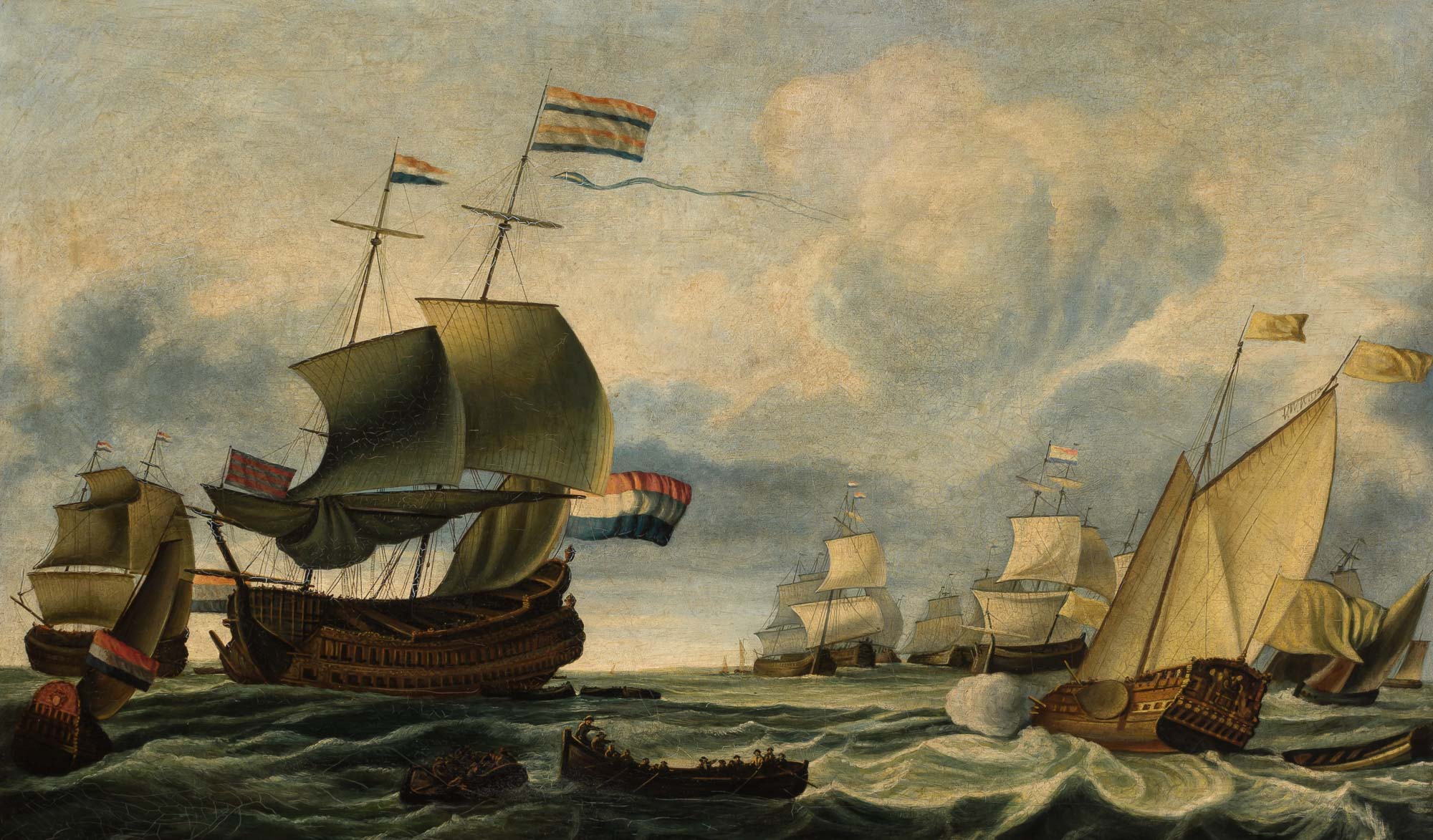 Lot image - Manner of Willem van de Velde