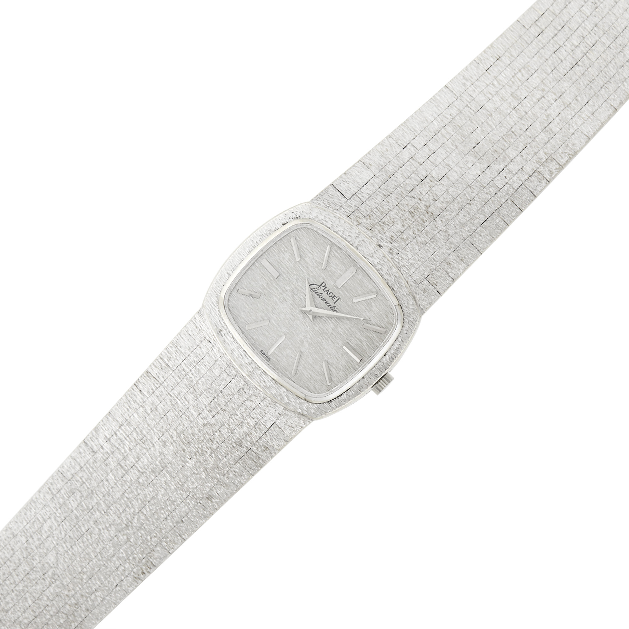 Lot image - Piaget Gentlemans White Gold Wristwatch