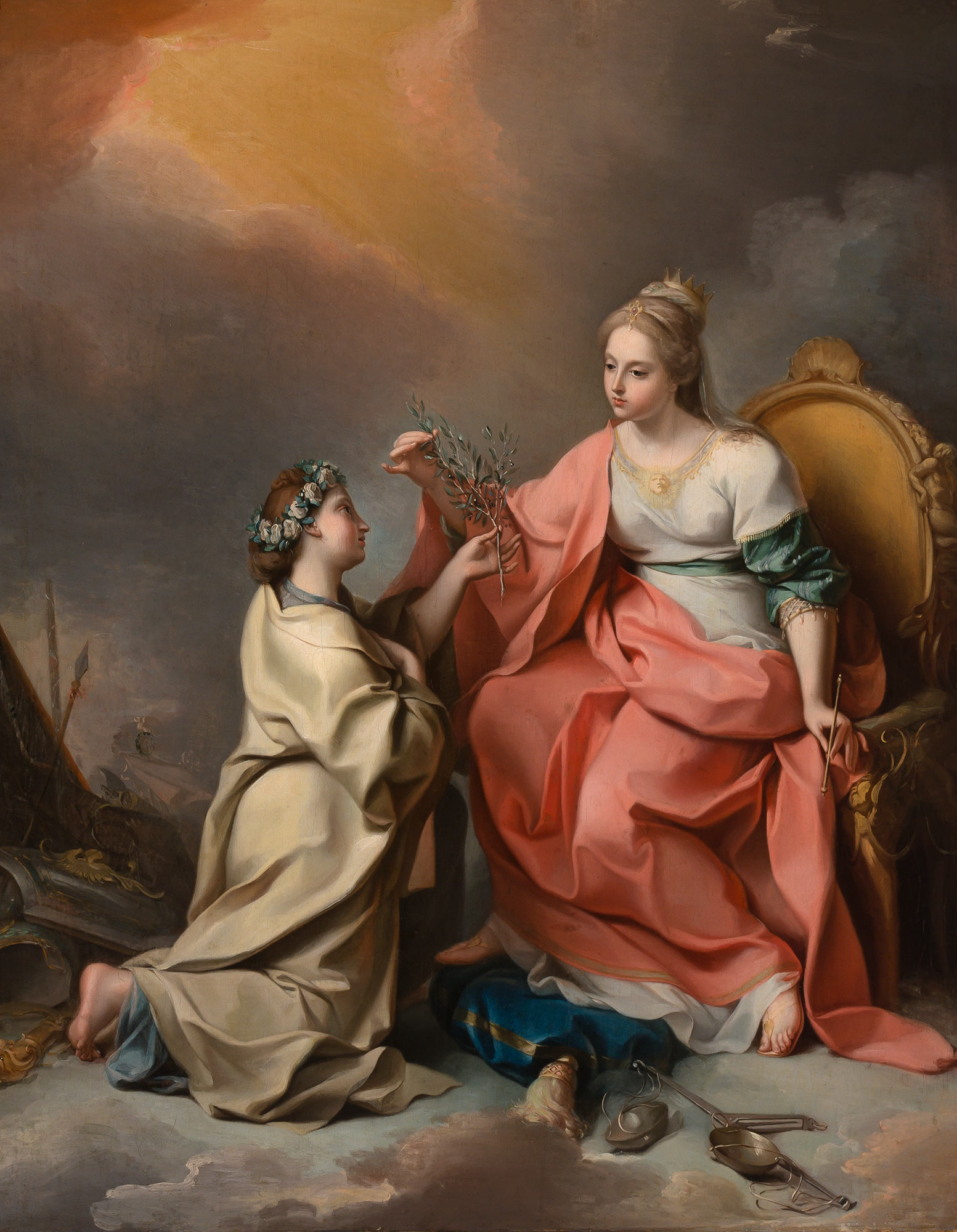 Lot image - Louis-Jean-Francois Lagrenee