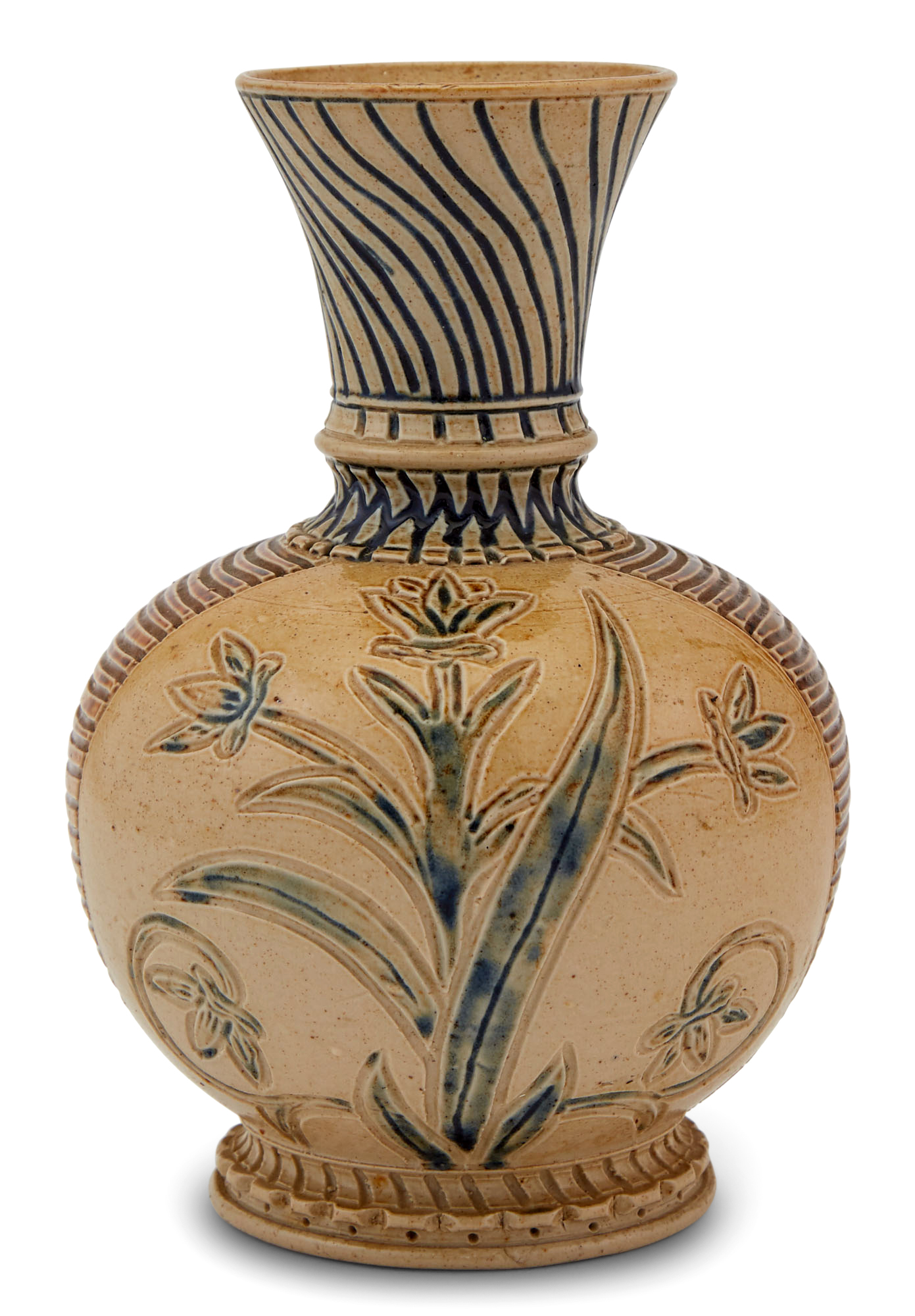 Lot image - Doulton Lambeth Stoneware Vase