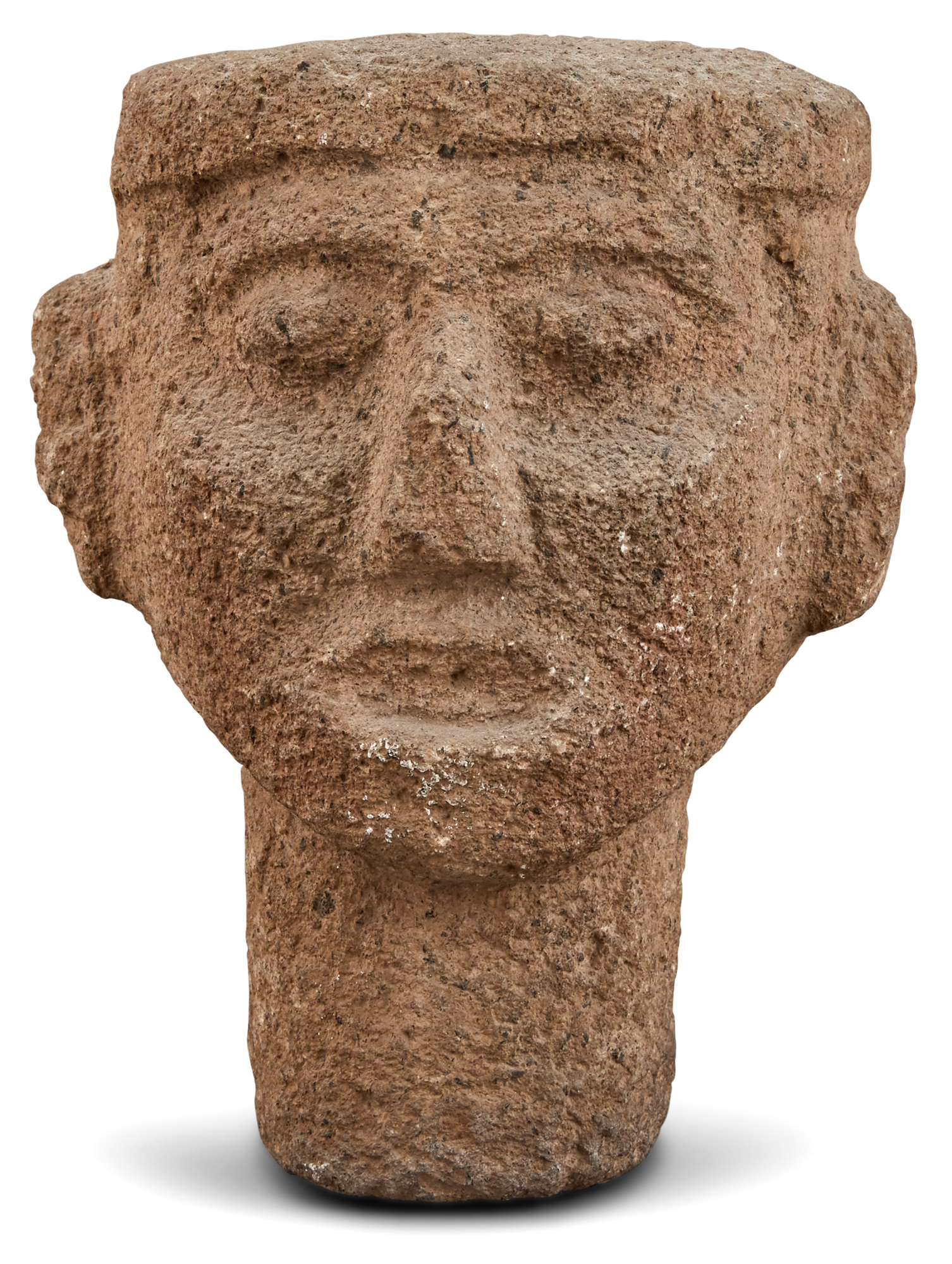 Lot image - Costa Rican Stone Trophy Head