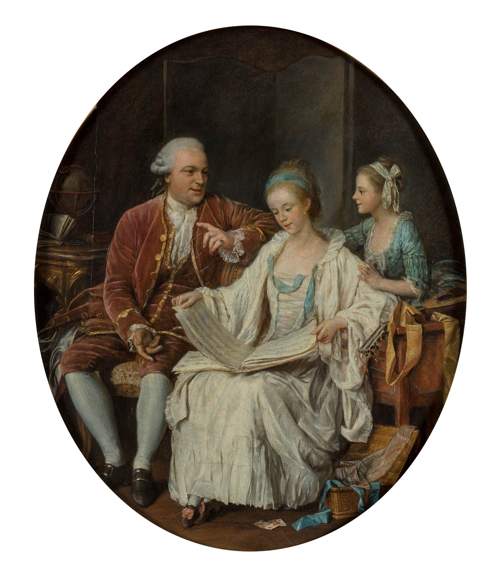 Lot image - Attributed to Pierre-Alexandre Wille