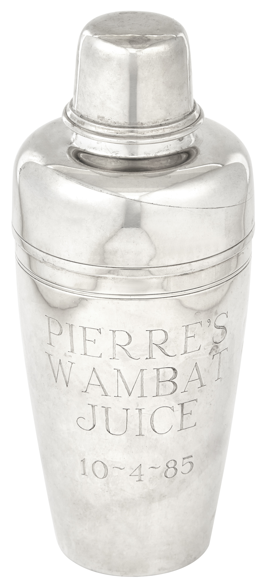 Lot image - Tiffany & Co Sterling Silver Cocktail Shaker