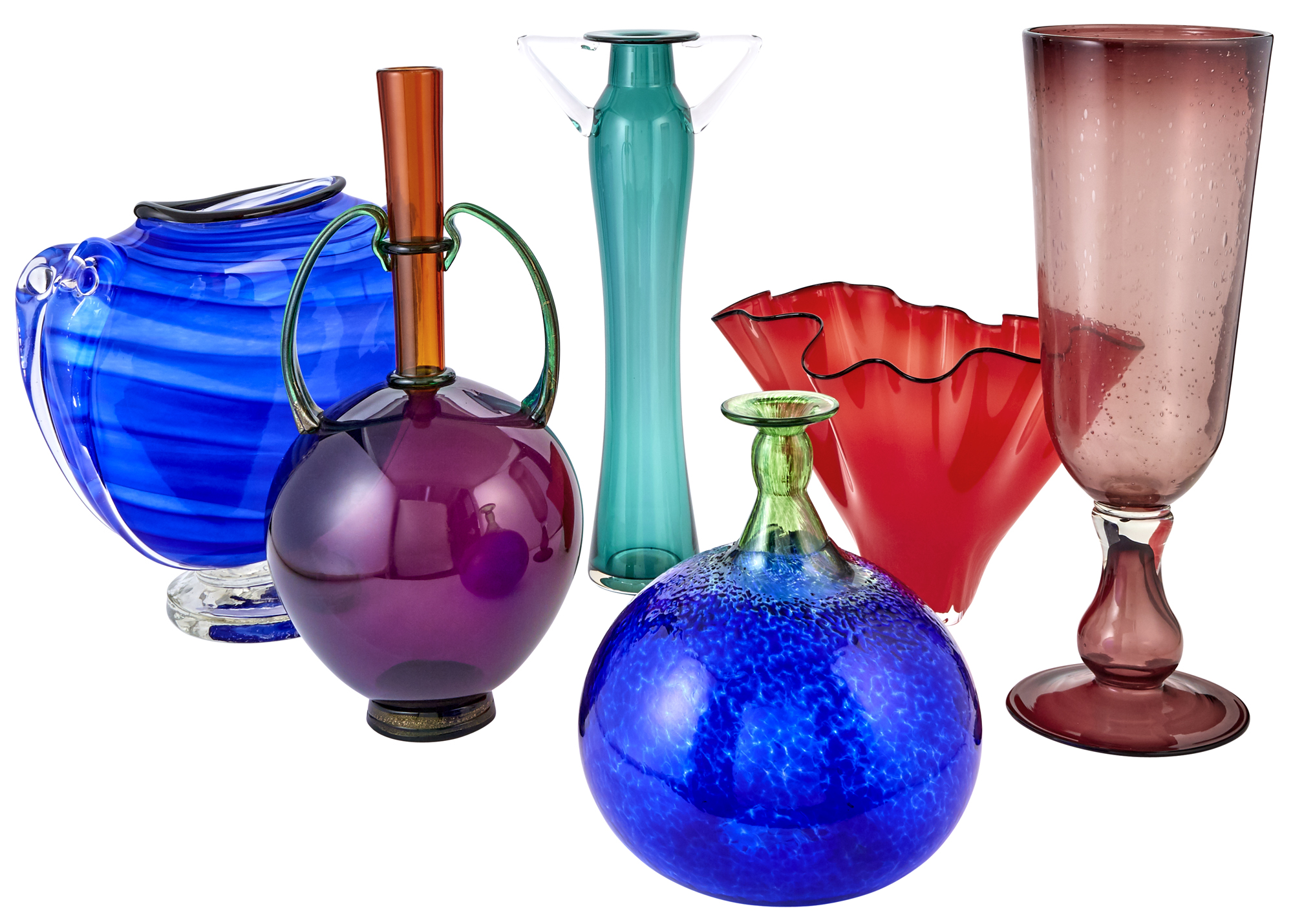 Lot image - Group of Italian glass
