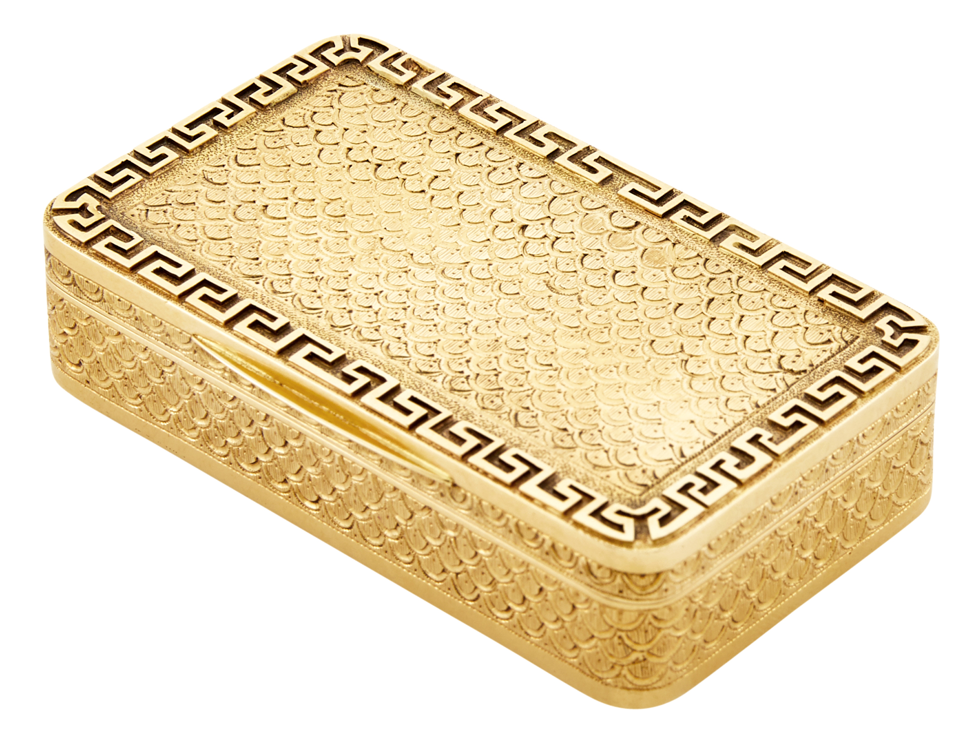 Lot image - George III 18 Kt Gold Snuff Box