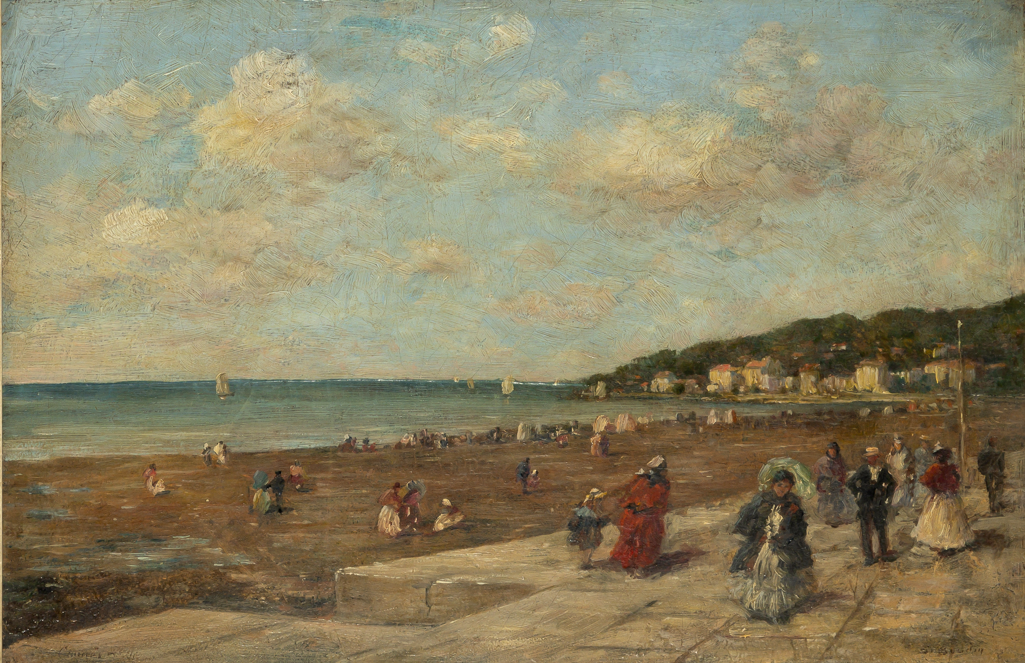 Lot image - Attributed to Eugene Louis Boudin