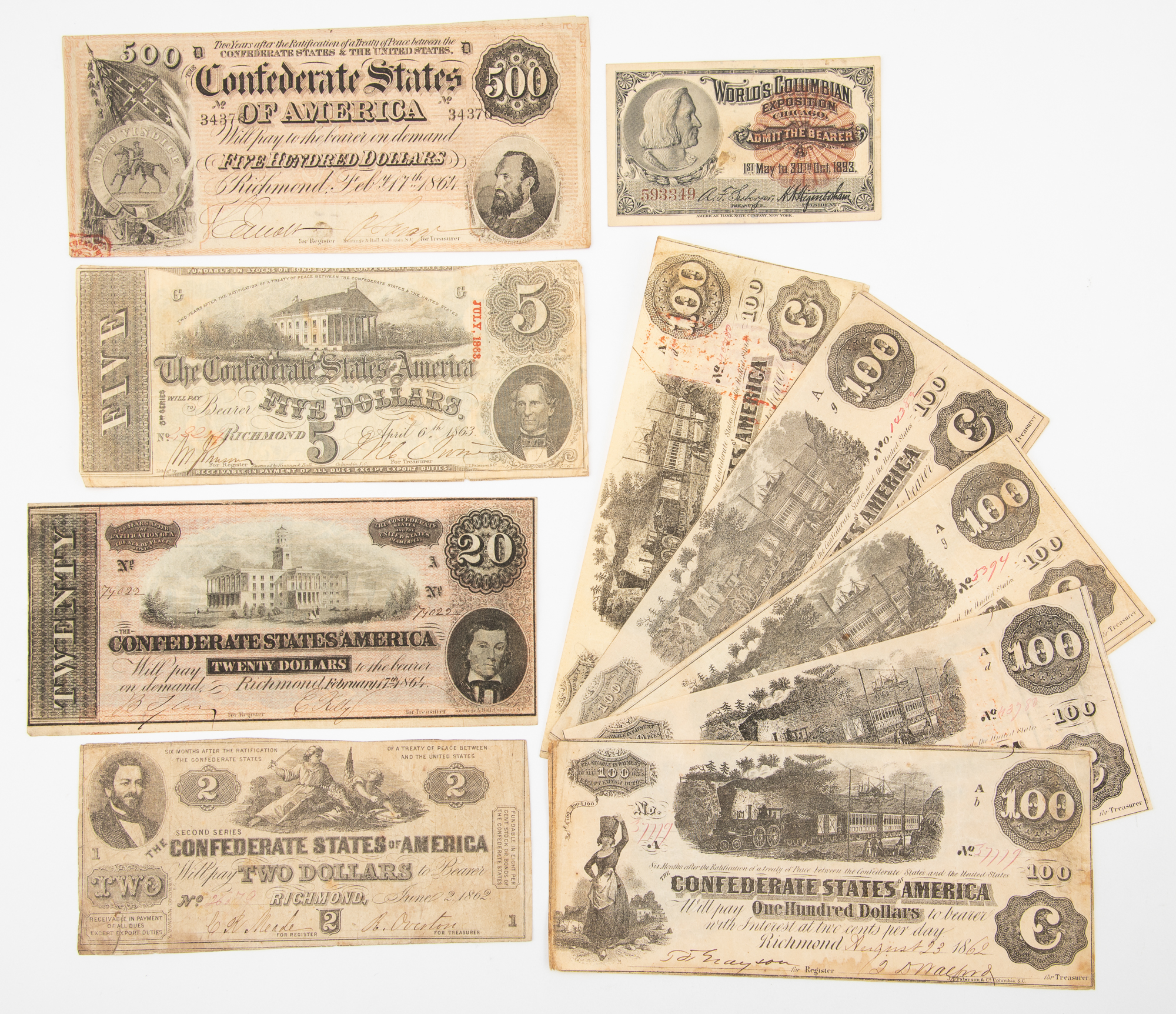 Lot image - United States Banknote Group