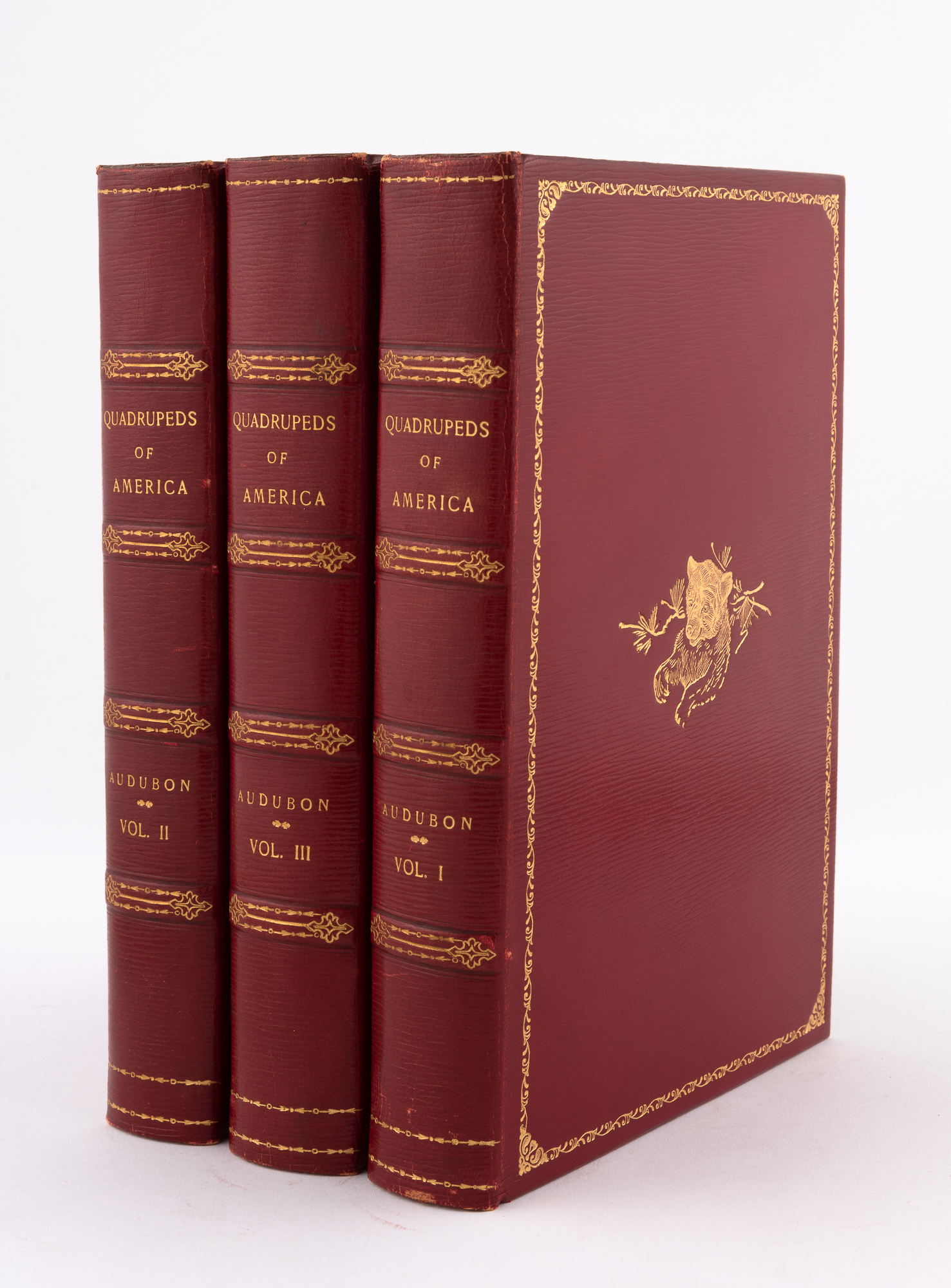 Lot image - AUDUBON, JOHN JAMES and BACHMAN, REV. JOHN  The Quadrupeds of North America.