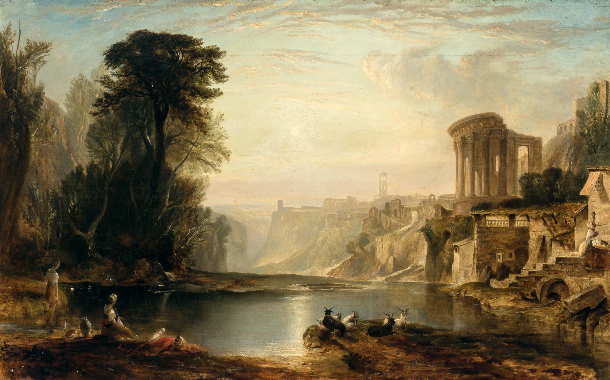 Lot image - Follower of Claude Lorrain