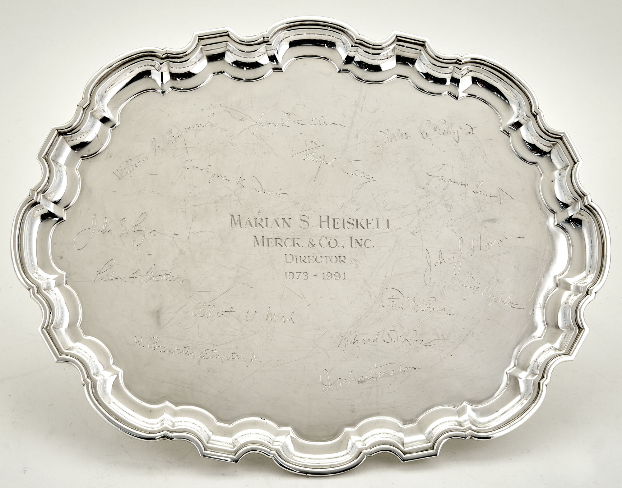Lot image - Tiffany & Co. Sterling Silver Presentation Tray