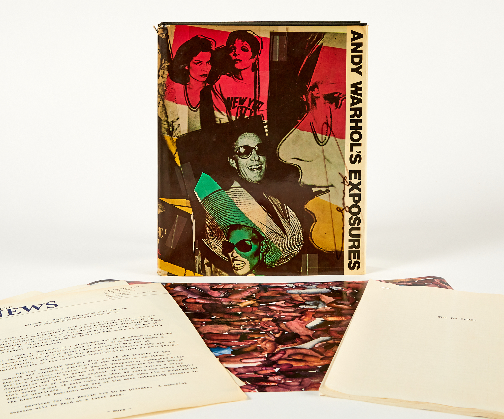 Lot image - [BRIGID BERLINS COPY]  WARHOL, ANDY and COLACELLO, BOB. Andy Warhols Exposures.