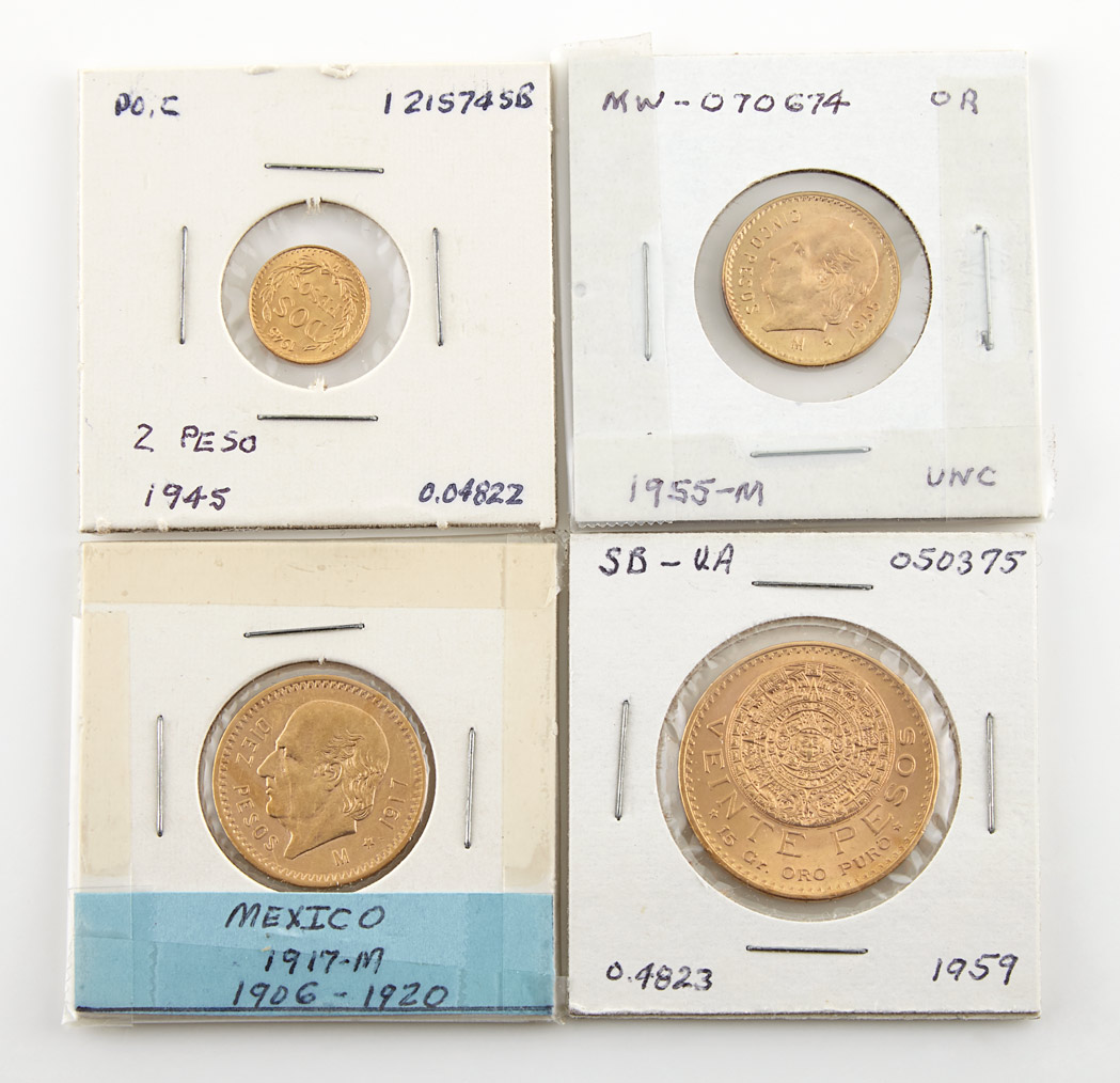 Lot image - Mexico Gold Coins