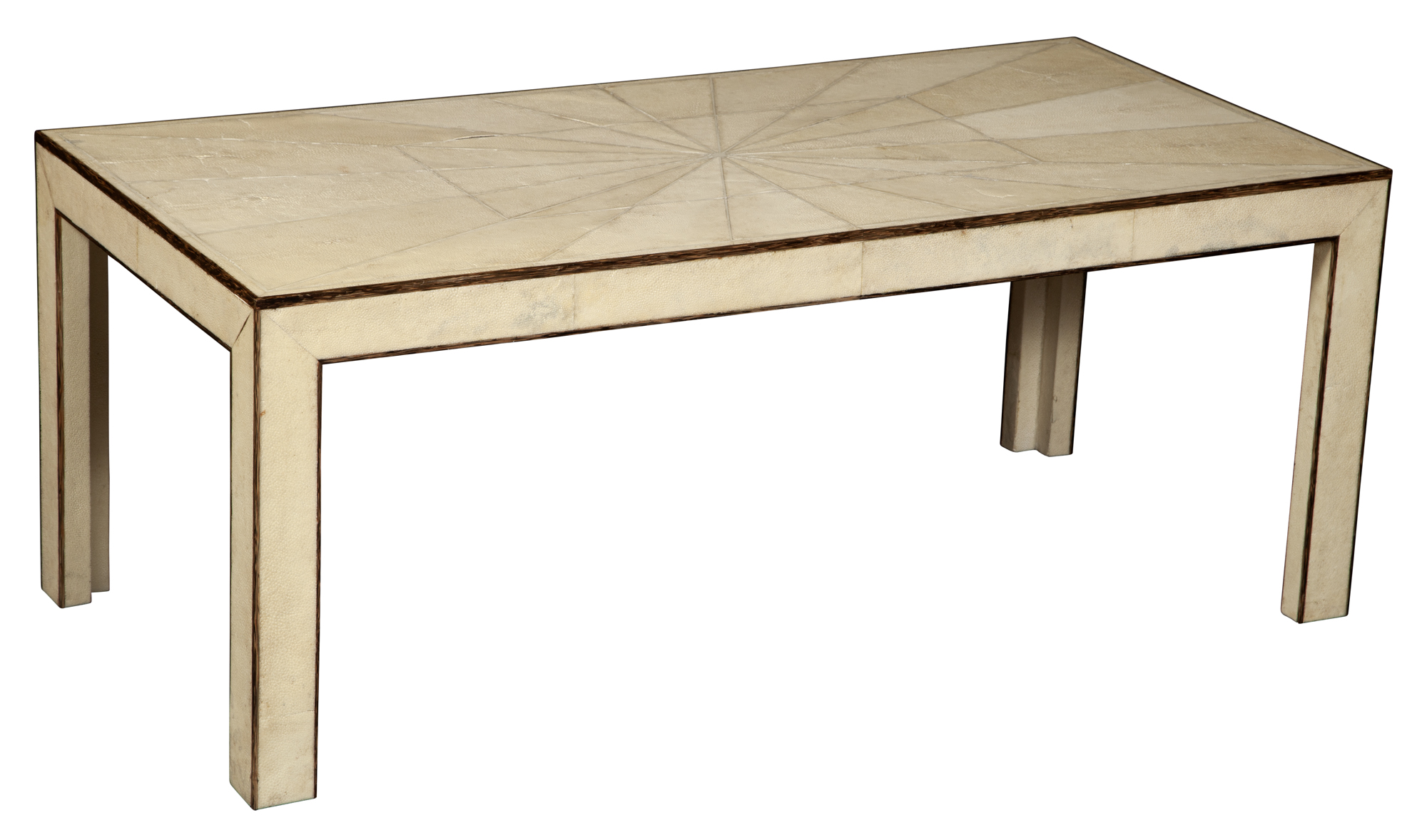 Lot image - Art Deco Style Shagreen Low Table