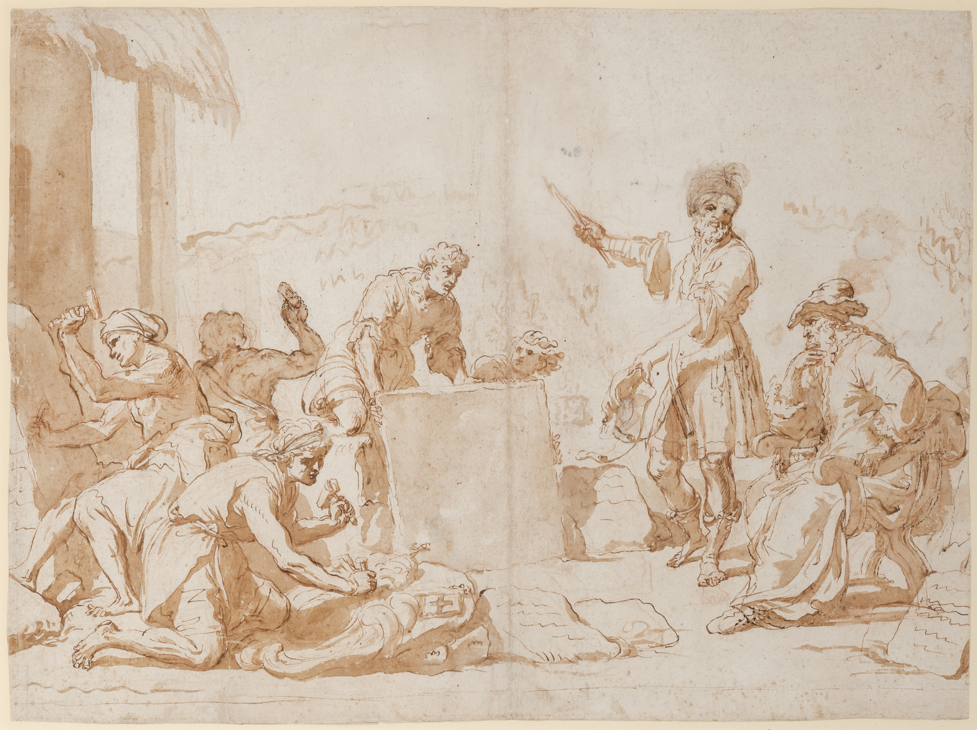 Lot image - Attributed to Giovanni Antonio Burrini
