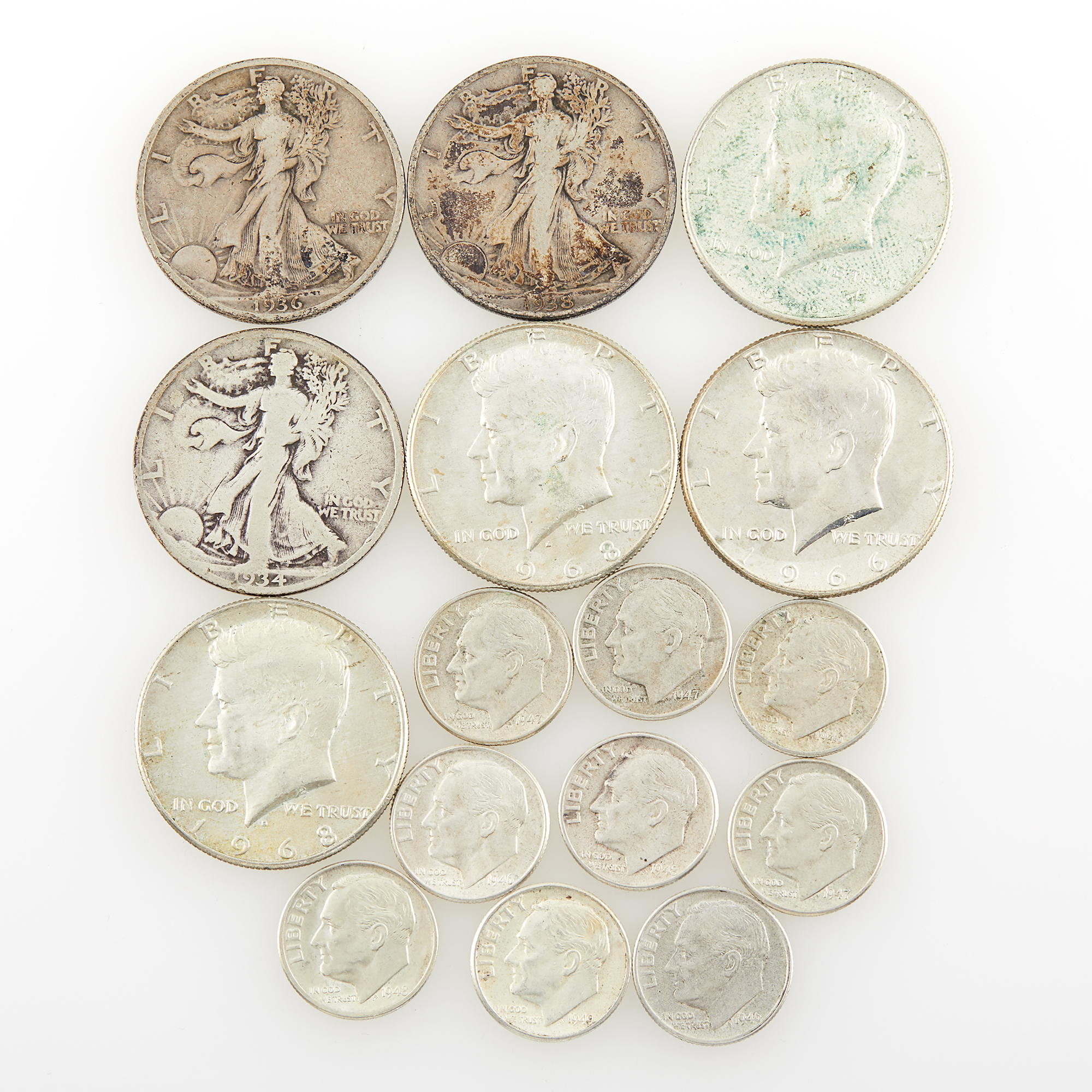 Lot image - United States Silver Coin Group