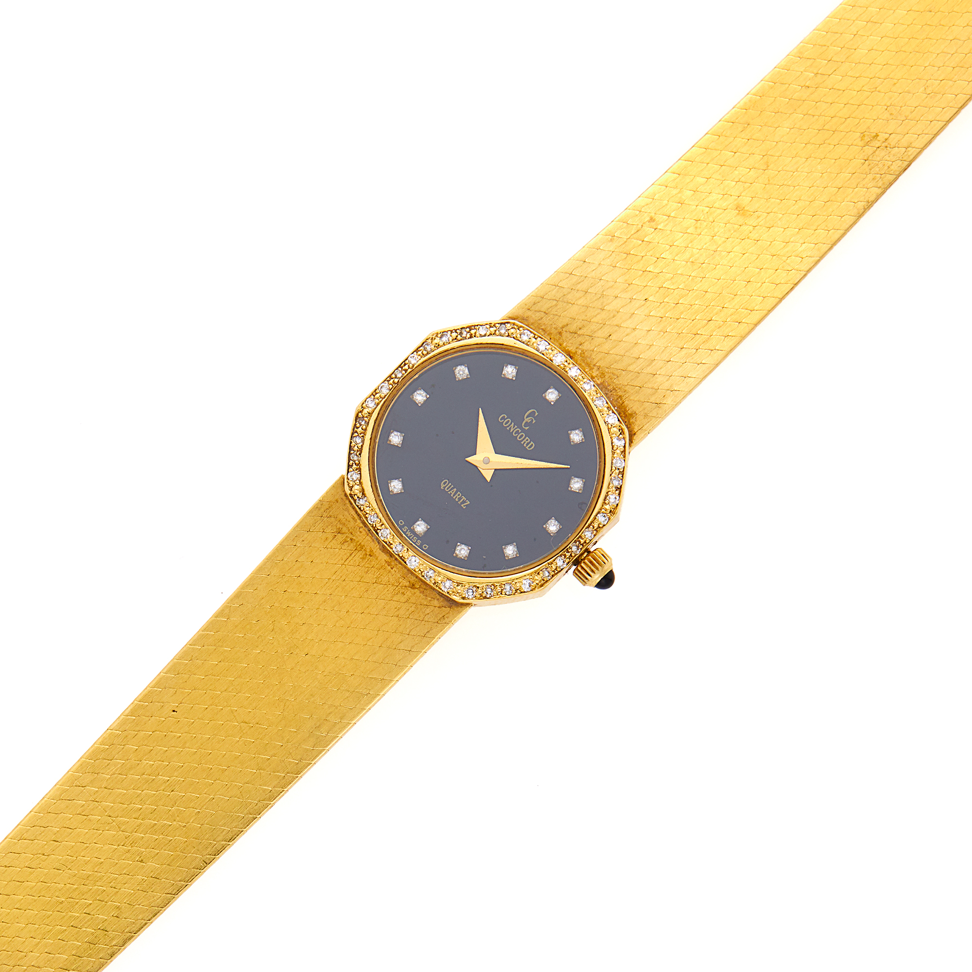 Lot image - Concord Gold and Diamond Mariner Wristwatch