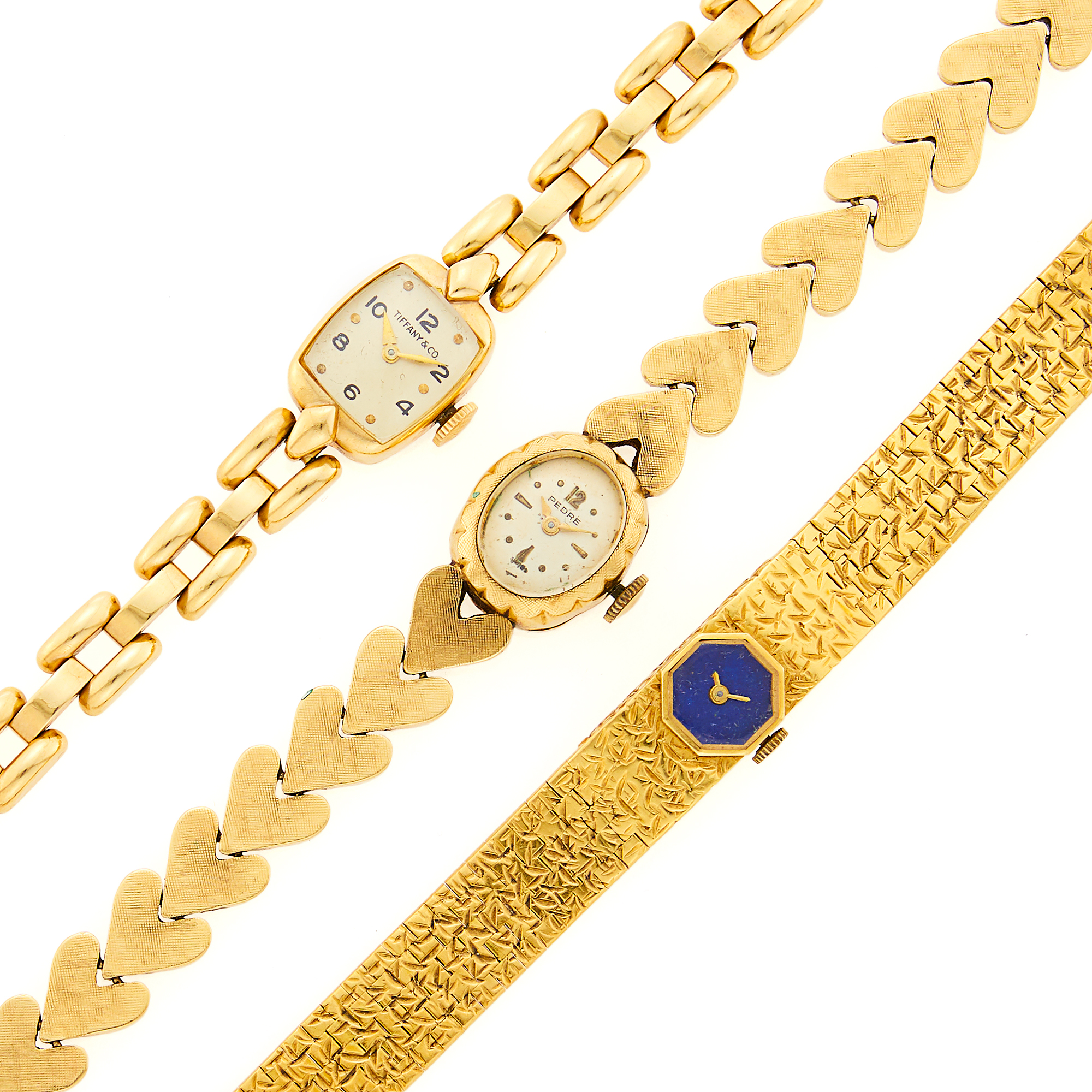 Lot image - Three Gold Wristwatches
