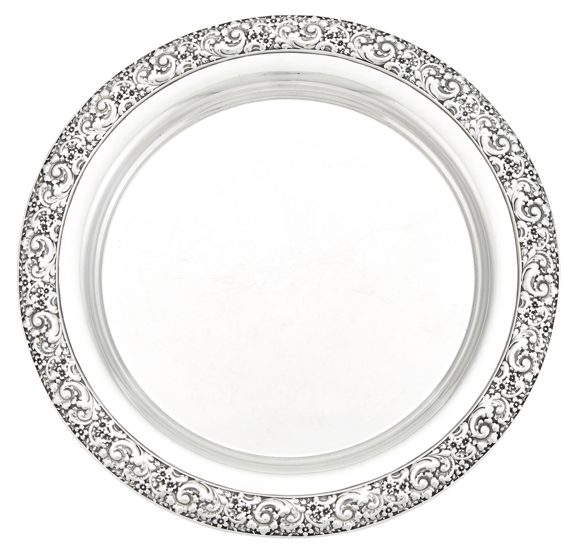 Lot image - Tiffany & Co. Sterling Silver Charger