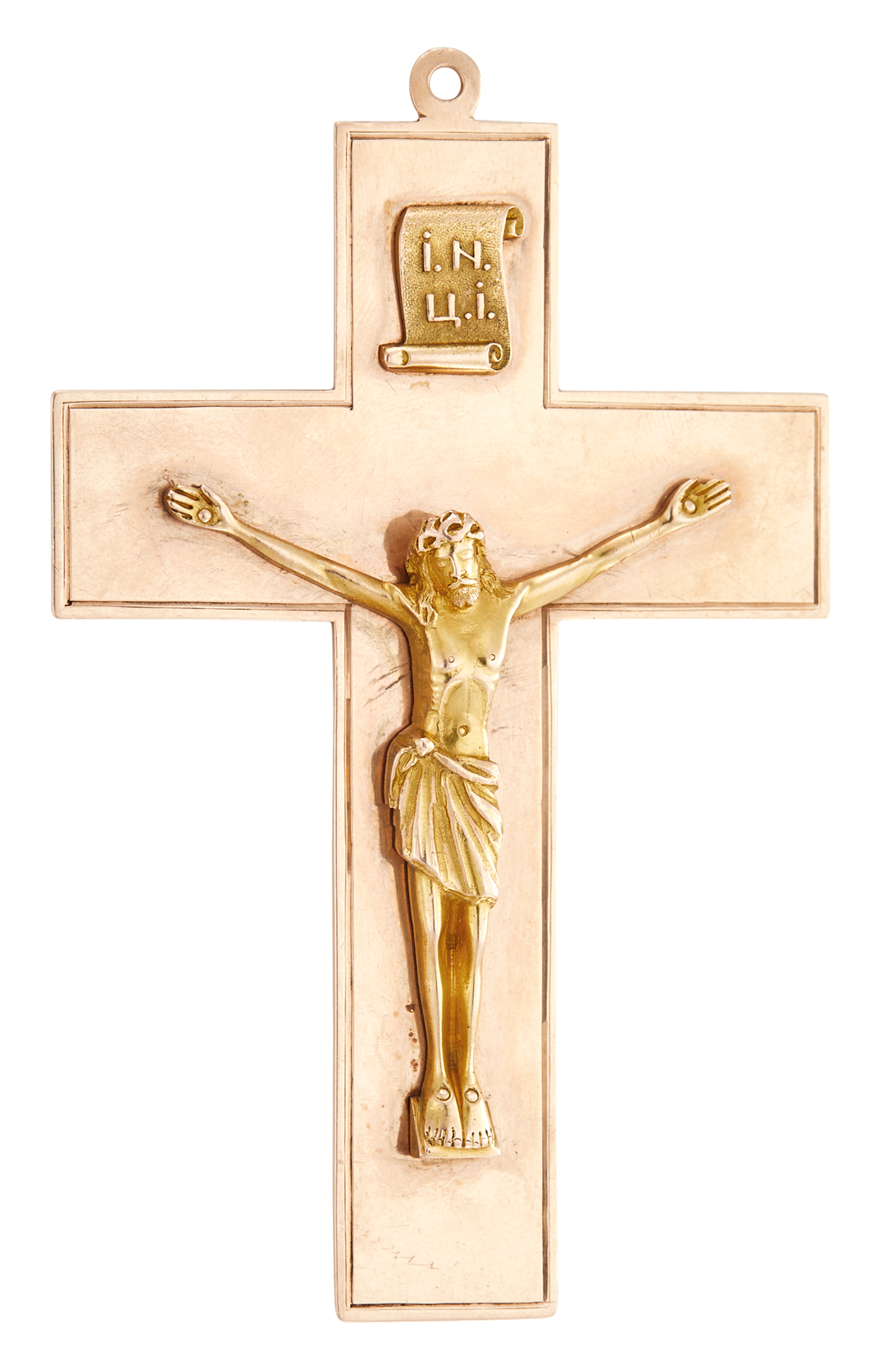 Lot image - Russian Gold Pectoral Cross