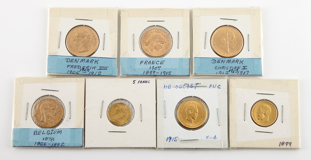 Lot image - Foreign Gold Coin Group
