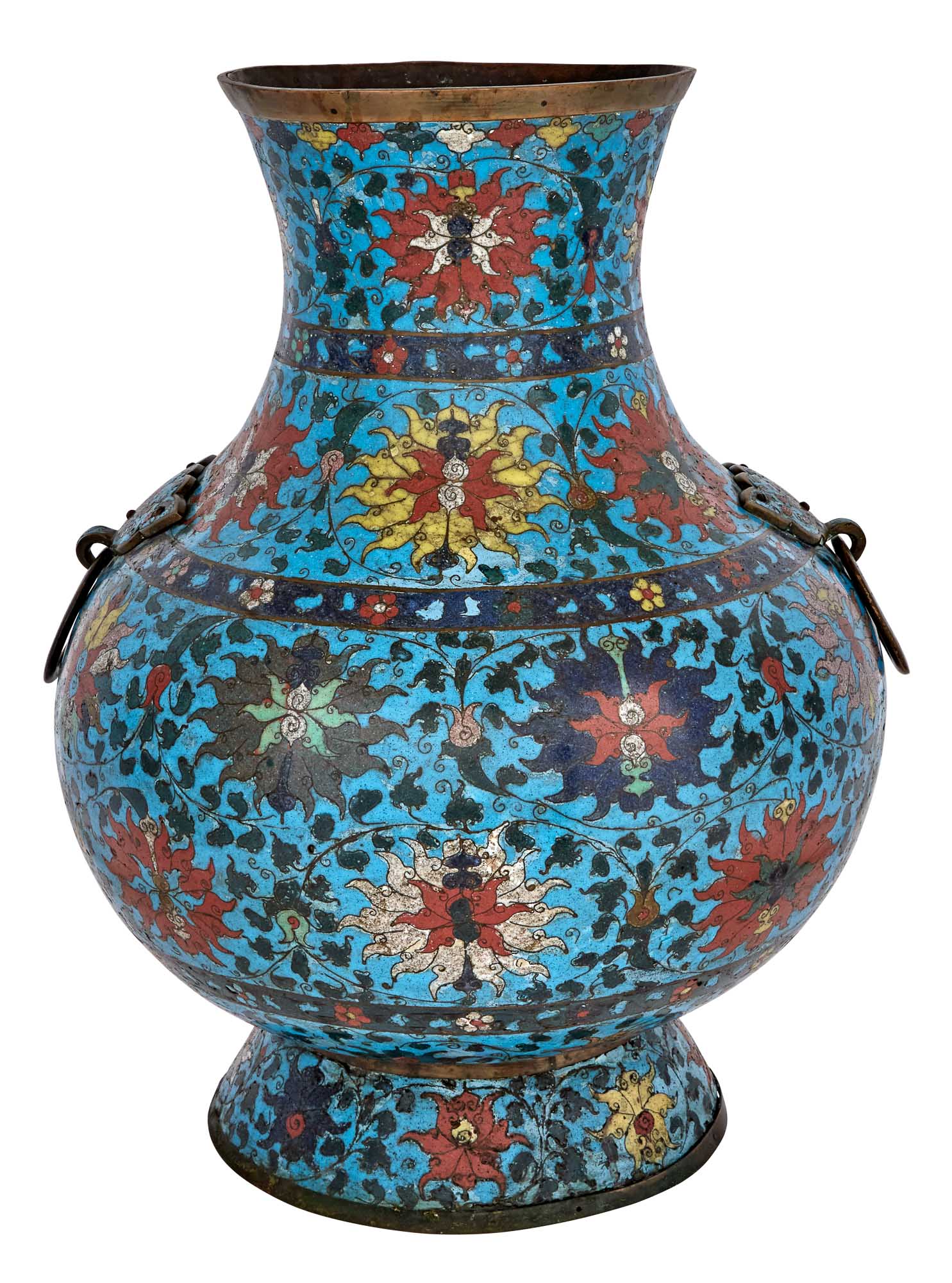 Lot image - Chinese Cloisonne Vase