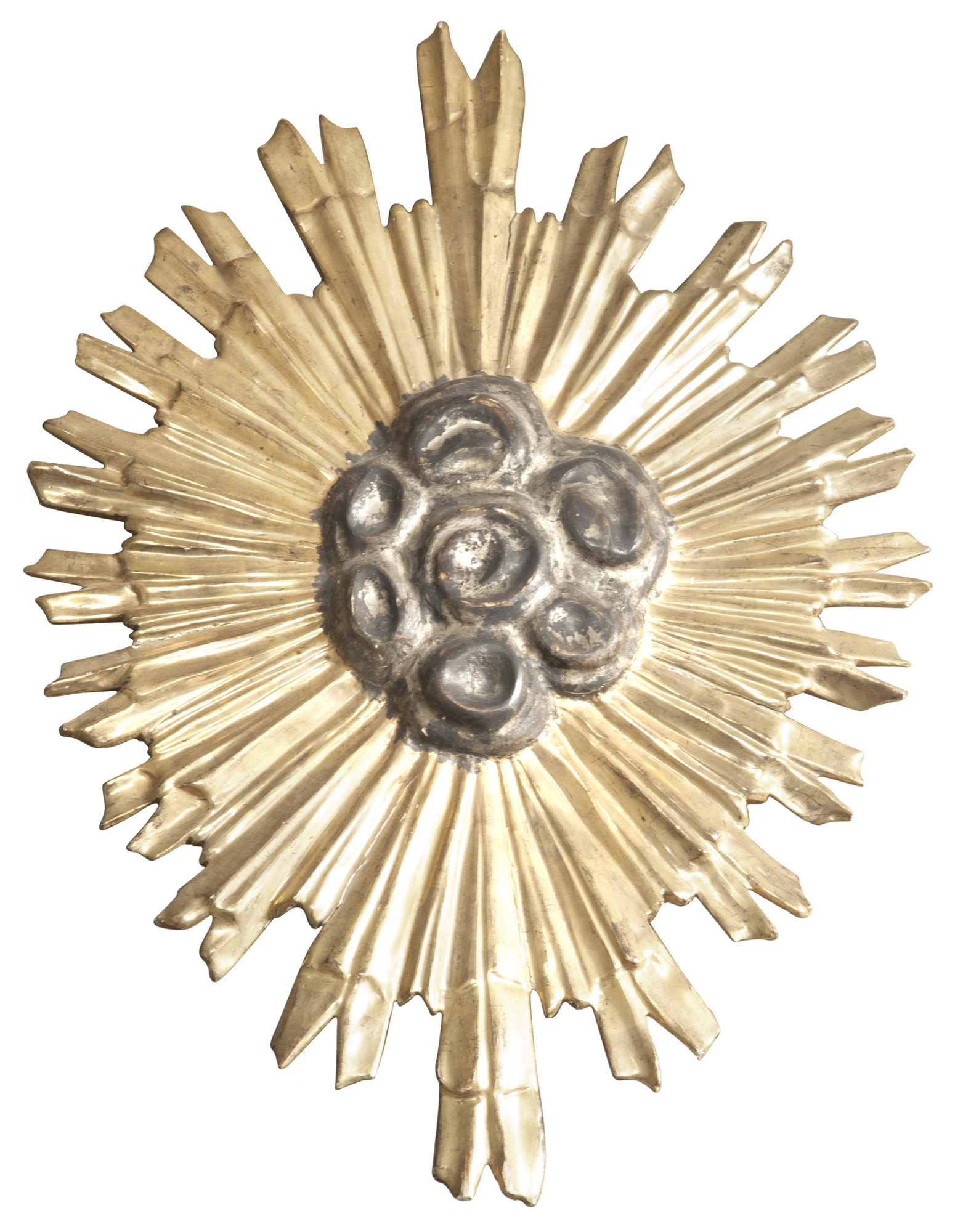 Lot image - Continental Giltwood Cloud and Sunburst Tabernacle Ornament