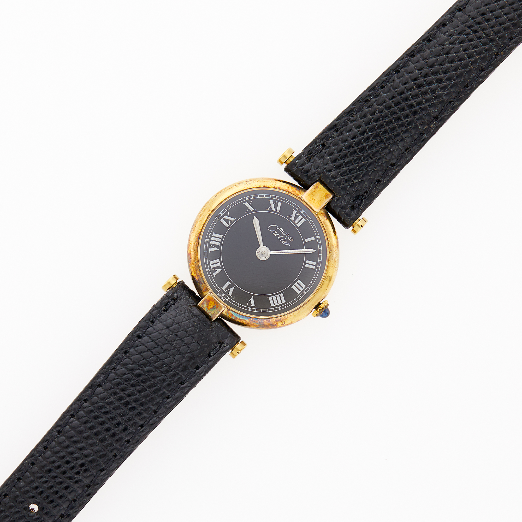 Lot image - Must de Cartier Vermeil Wristwatch