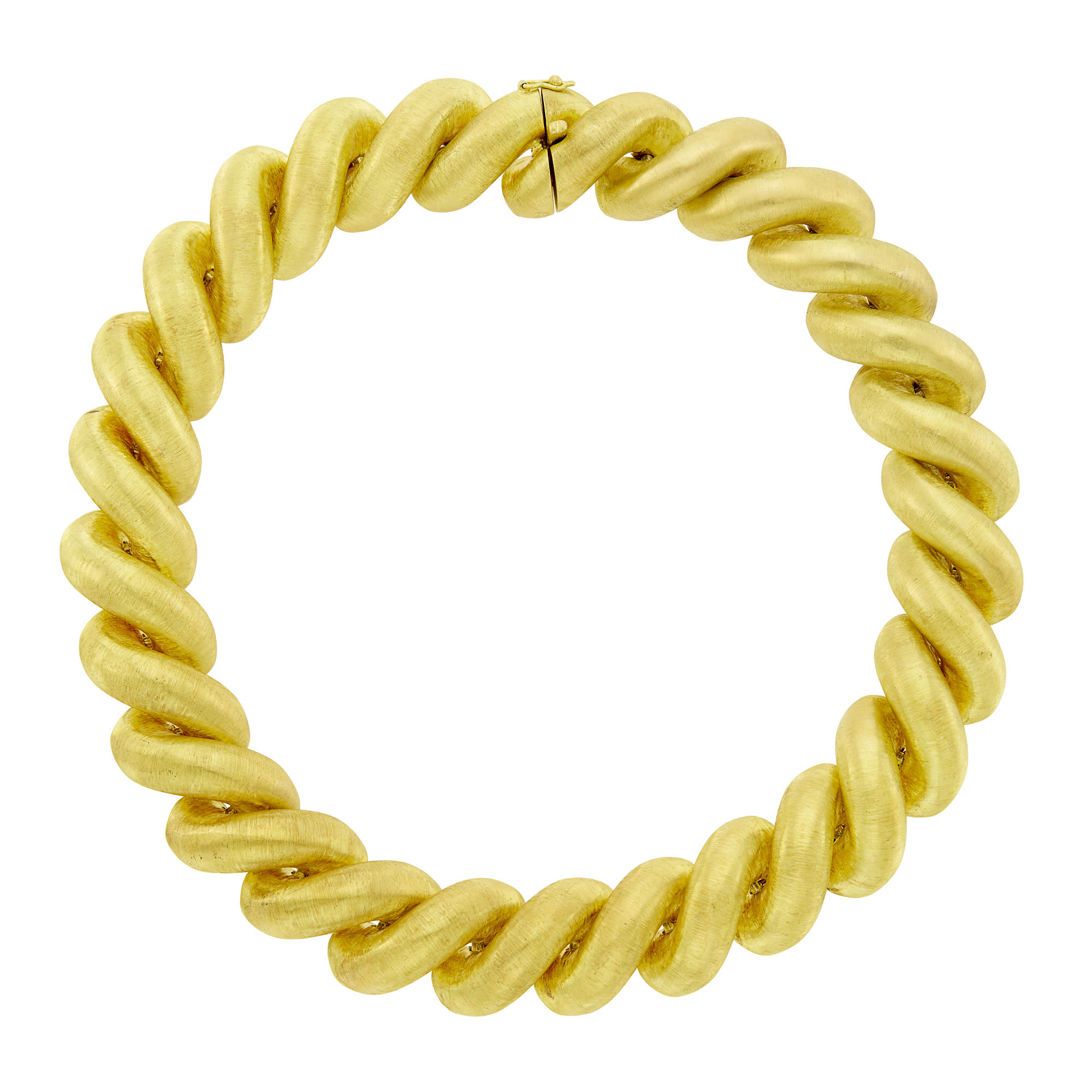 Lot image - Buccellati Gold San Marco Link Necklace