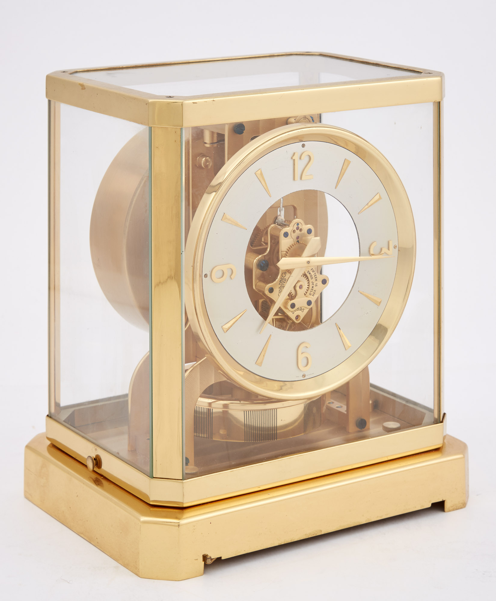 Lot image - Jaeger-LeCoultre Brass Atmos Clock