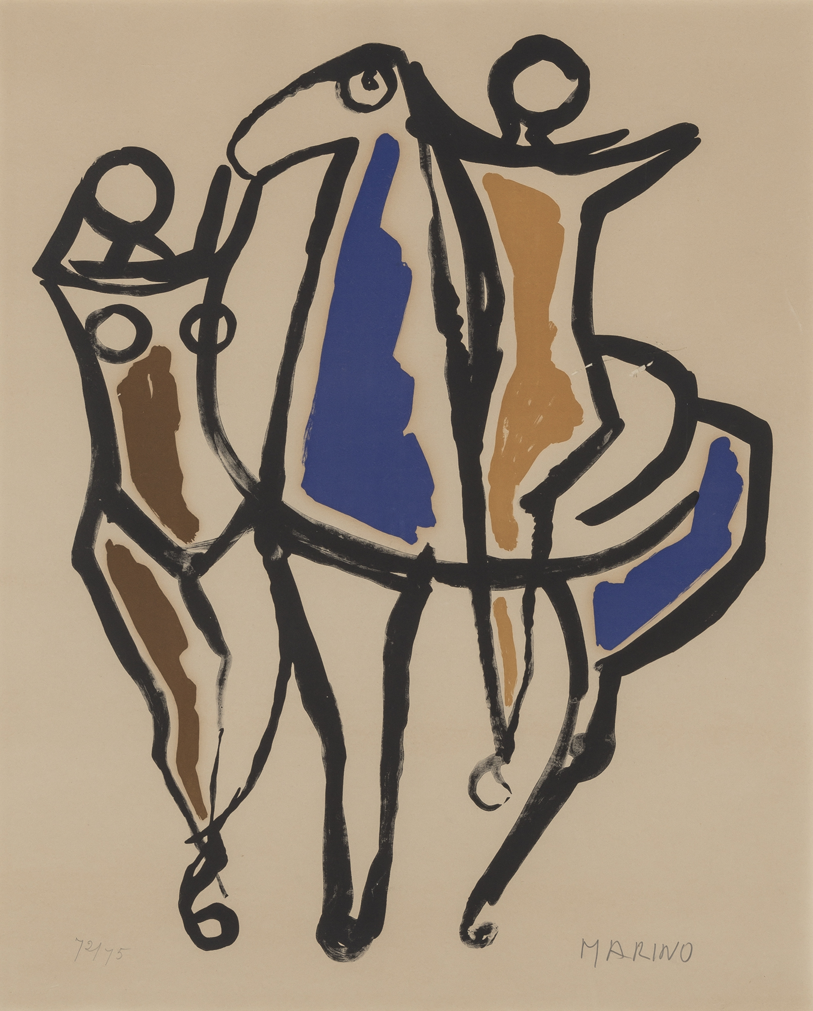 Lot image - Marino Marini (Italian, 1901-1980)