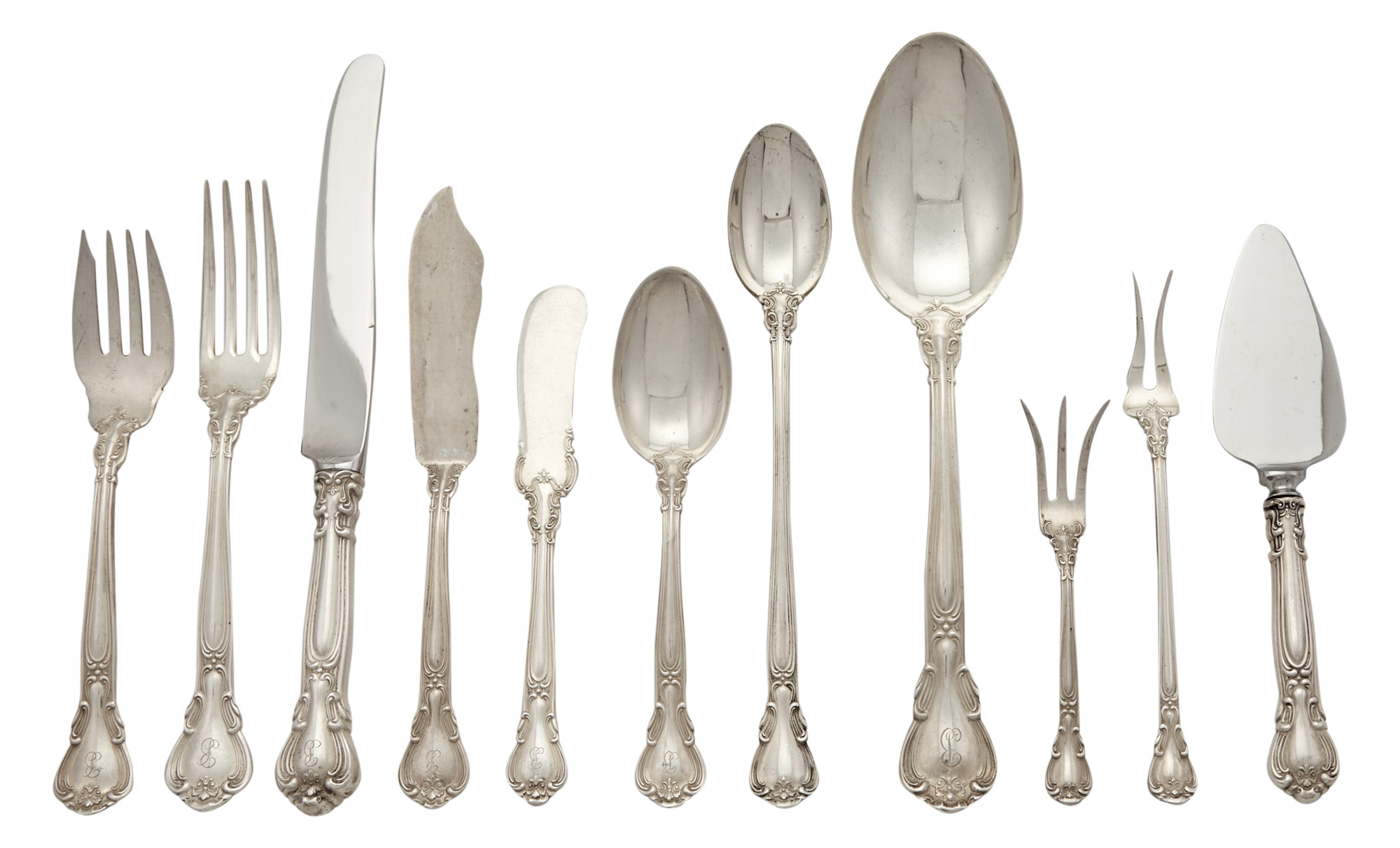 Lot image - Gorham Sterling Silver Chantilly