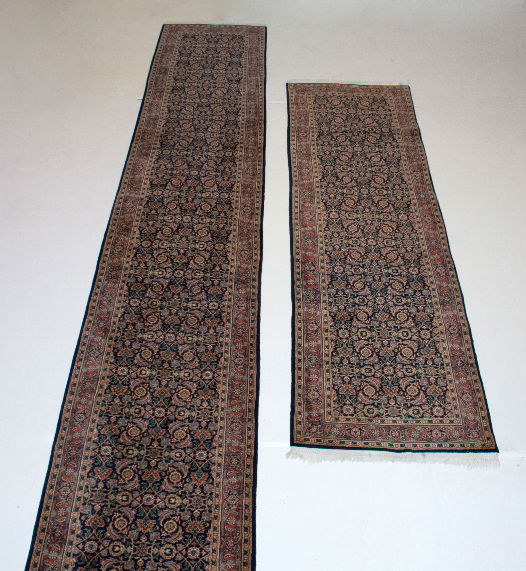 Lot image - Two Indo-Tabriz Runners