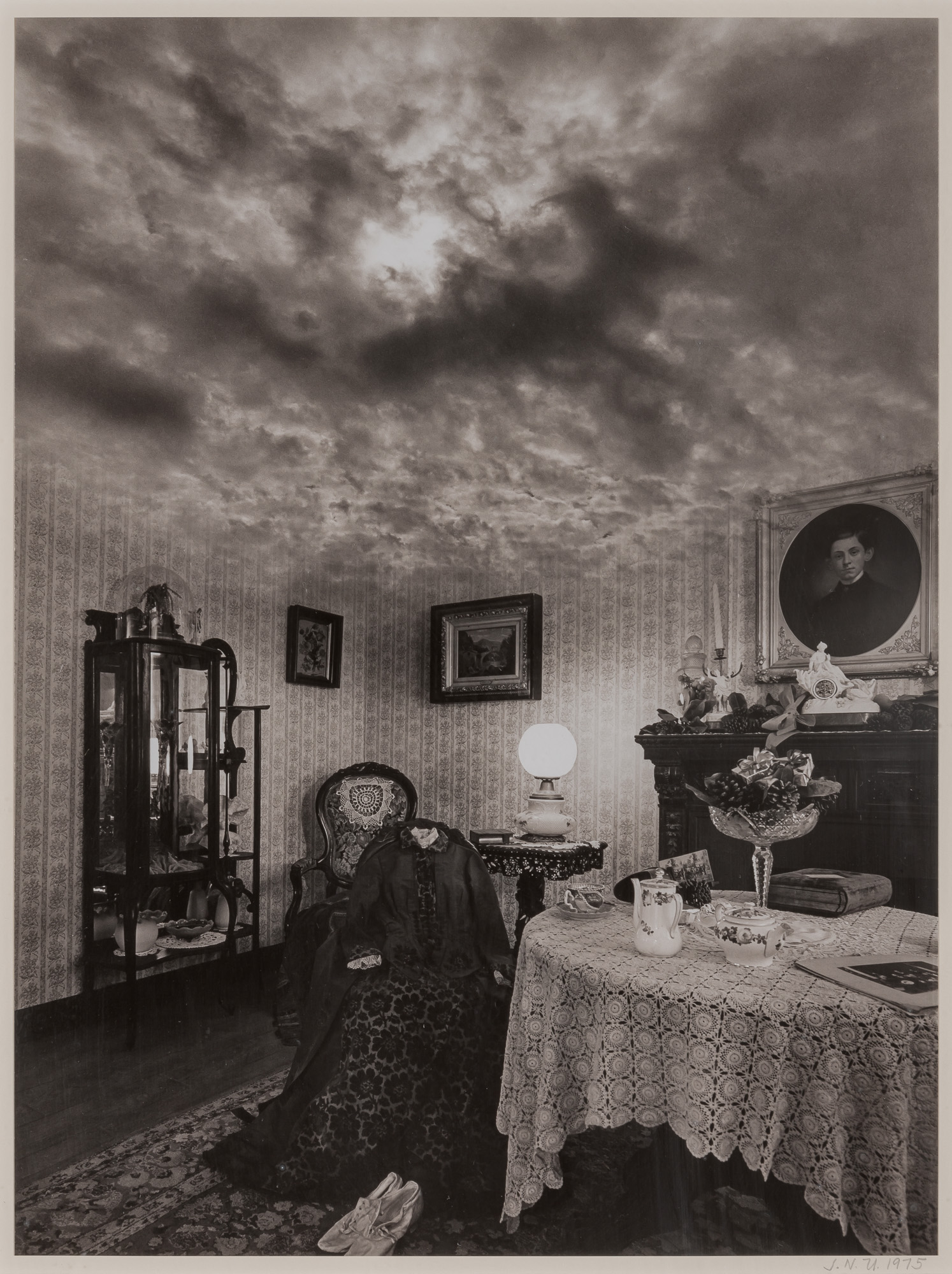 Lot image - UELSMANN, JERRY (b. 1934)  Untitled [Cloud Room], 1975,