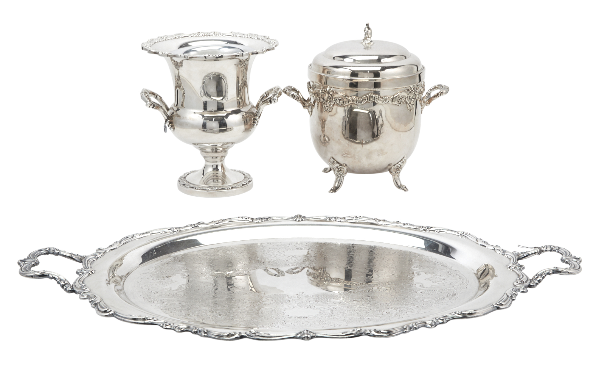 Lot image - Assembled Silver-Plated Bar Set