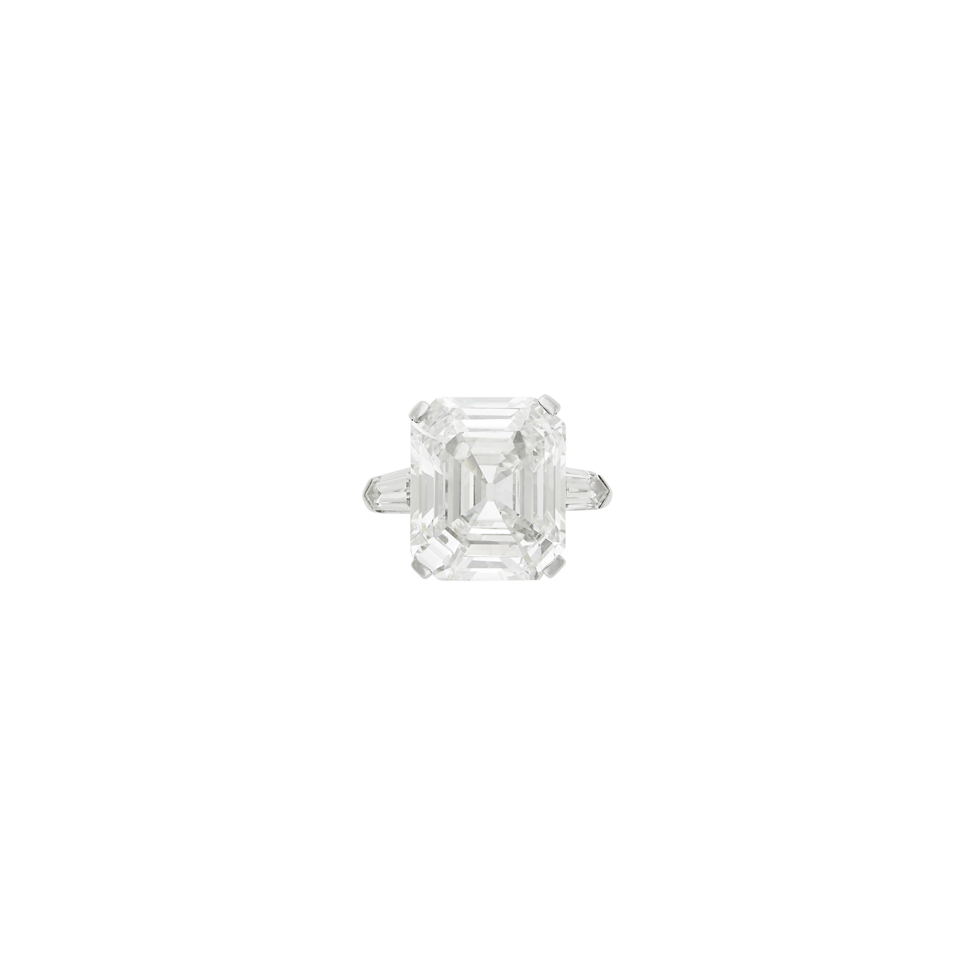 Lot image - Van Cleef & Arpels Platinum and Diamond Ring