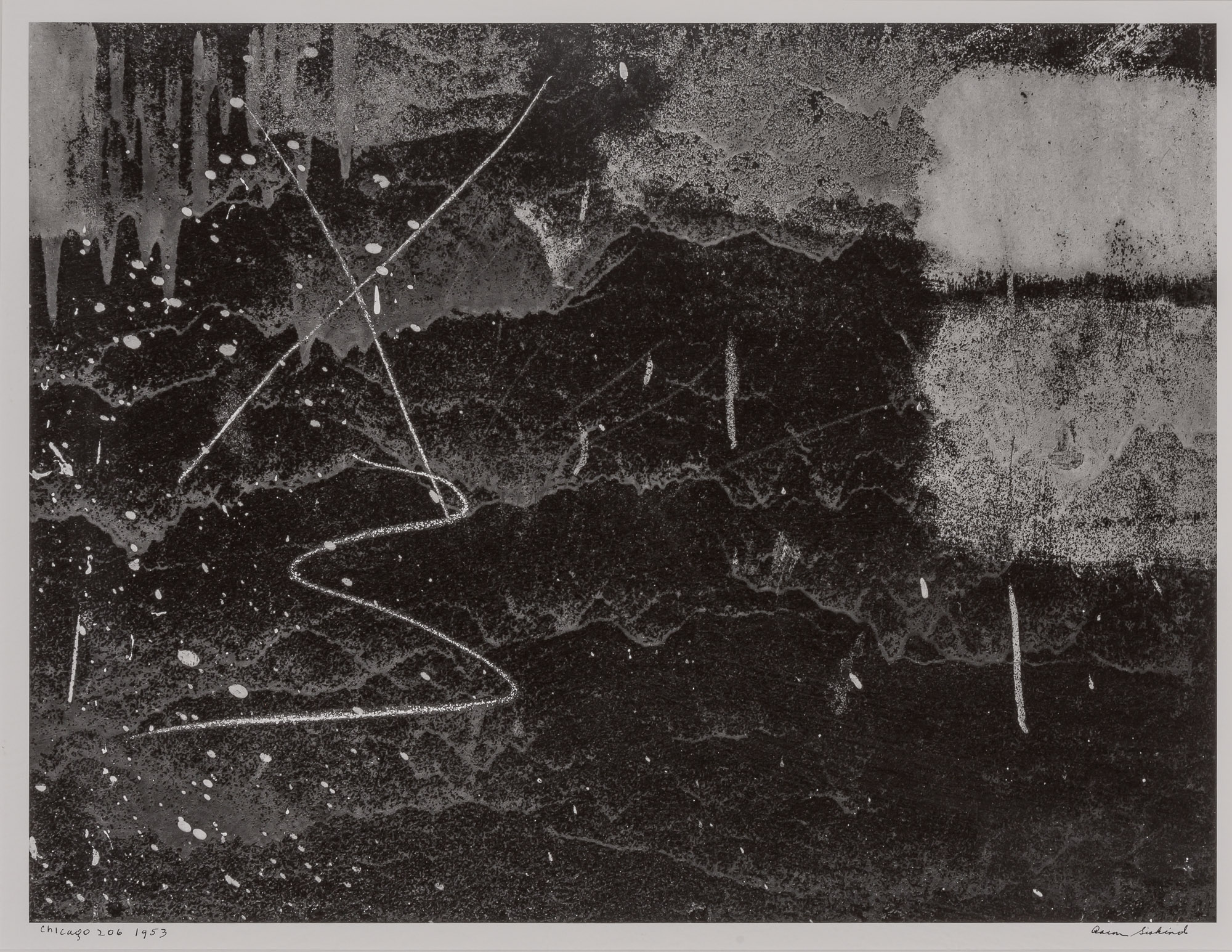 Lot image - SISKIND, AARON (1903-1991)  Chicago 206,